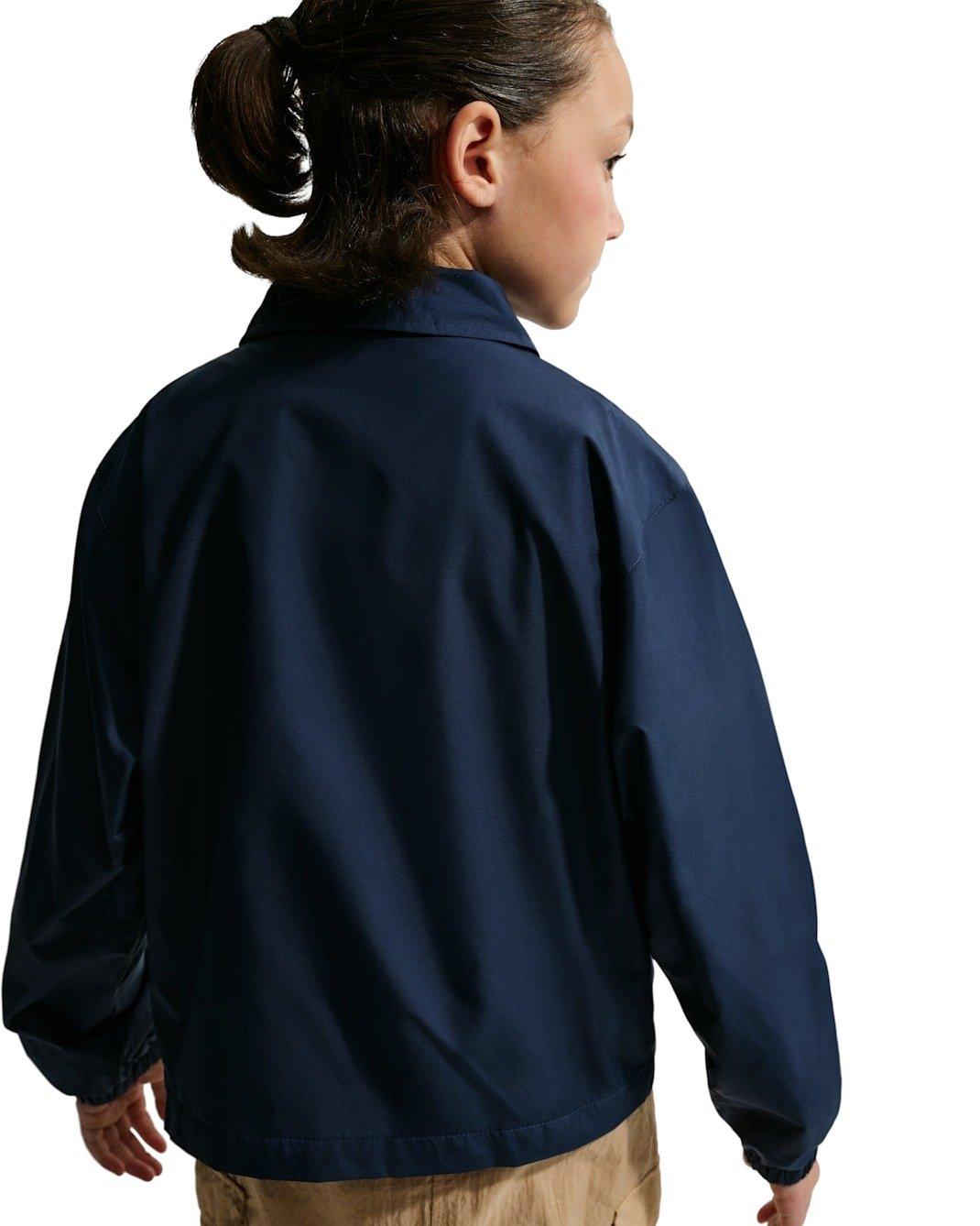 Nike Big Kids' Sportswear Club Repel Coaches' Jacket - Navy - NAVY Thumbnail View 2