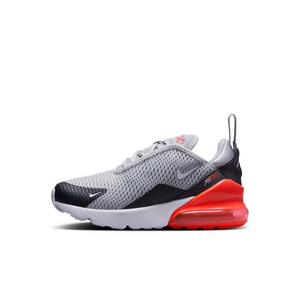 Nike Air Max 270 "Wolf Grey/Anthracite/Bright Crimson/White" Preschool Boys' Shoe