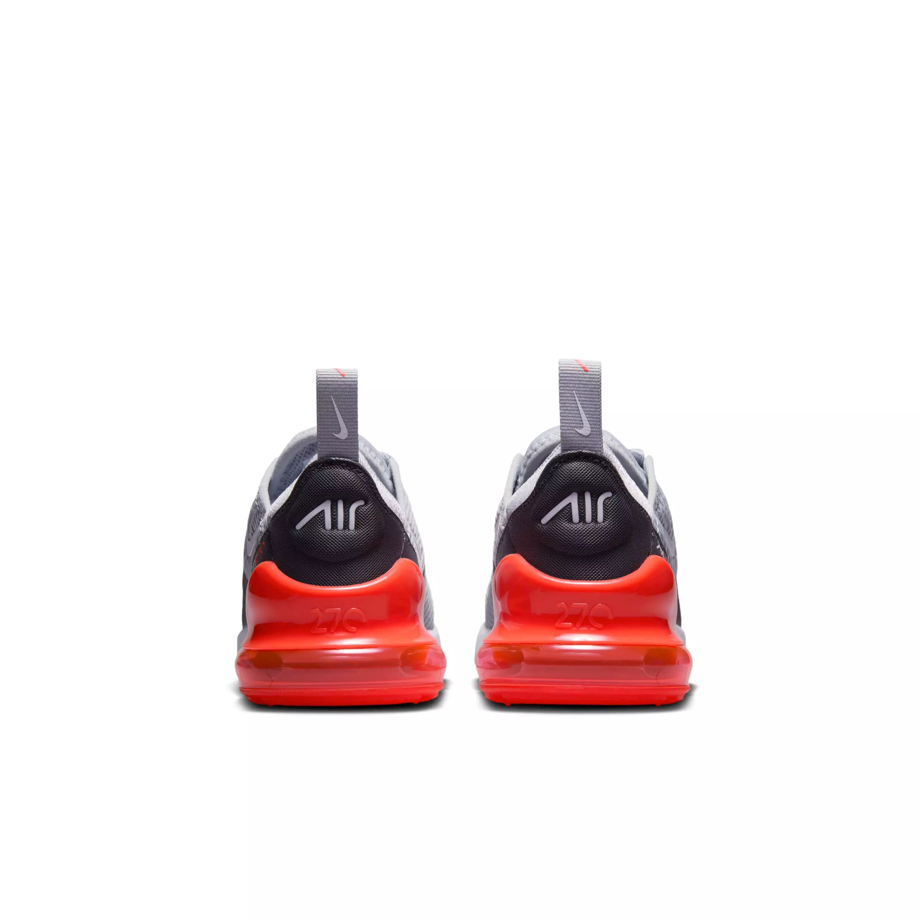 Nike Air Max 270 "Wolf Grey/Anthracite/Bright Crimson/White" Preschool Boys' Shoe - GREY/ANTHRACITE/CRIMSON/WHITE