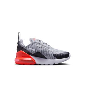 Nike Air Max 270 "Wolf Grey/Anthracite/Bright Crimson/White" Preschool Boys' Shoe