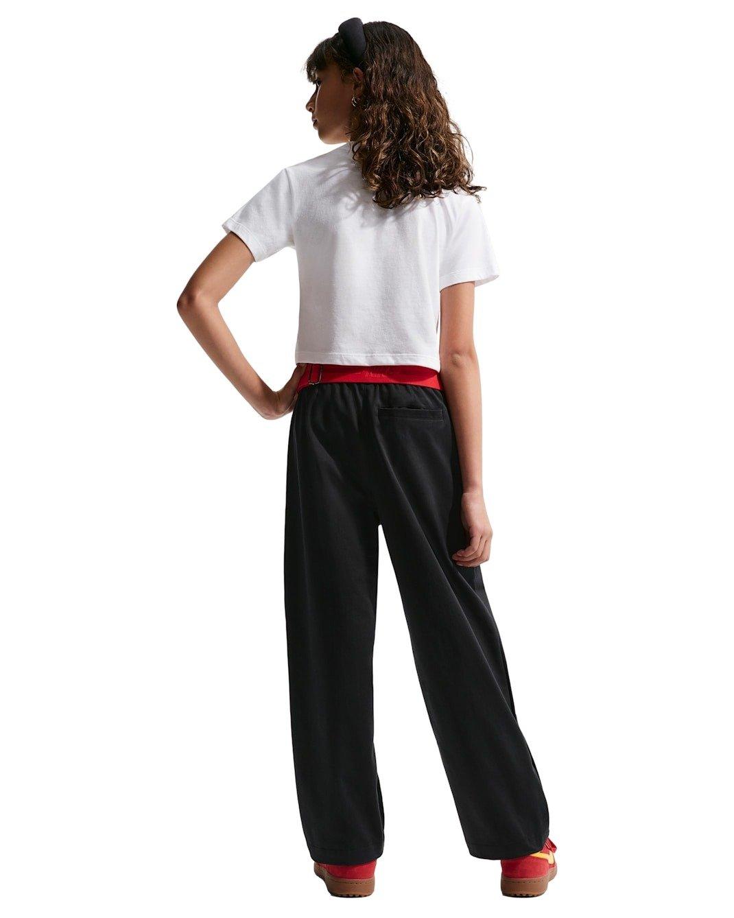 Nike Big Kids' Sportswear Club Woven Everyday Pants - Black - BLACK Thumbnail View 2