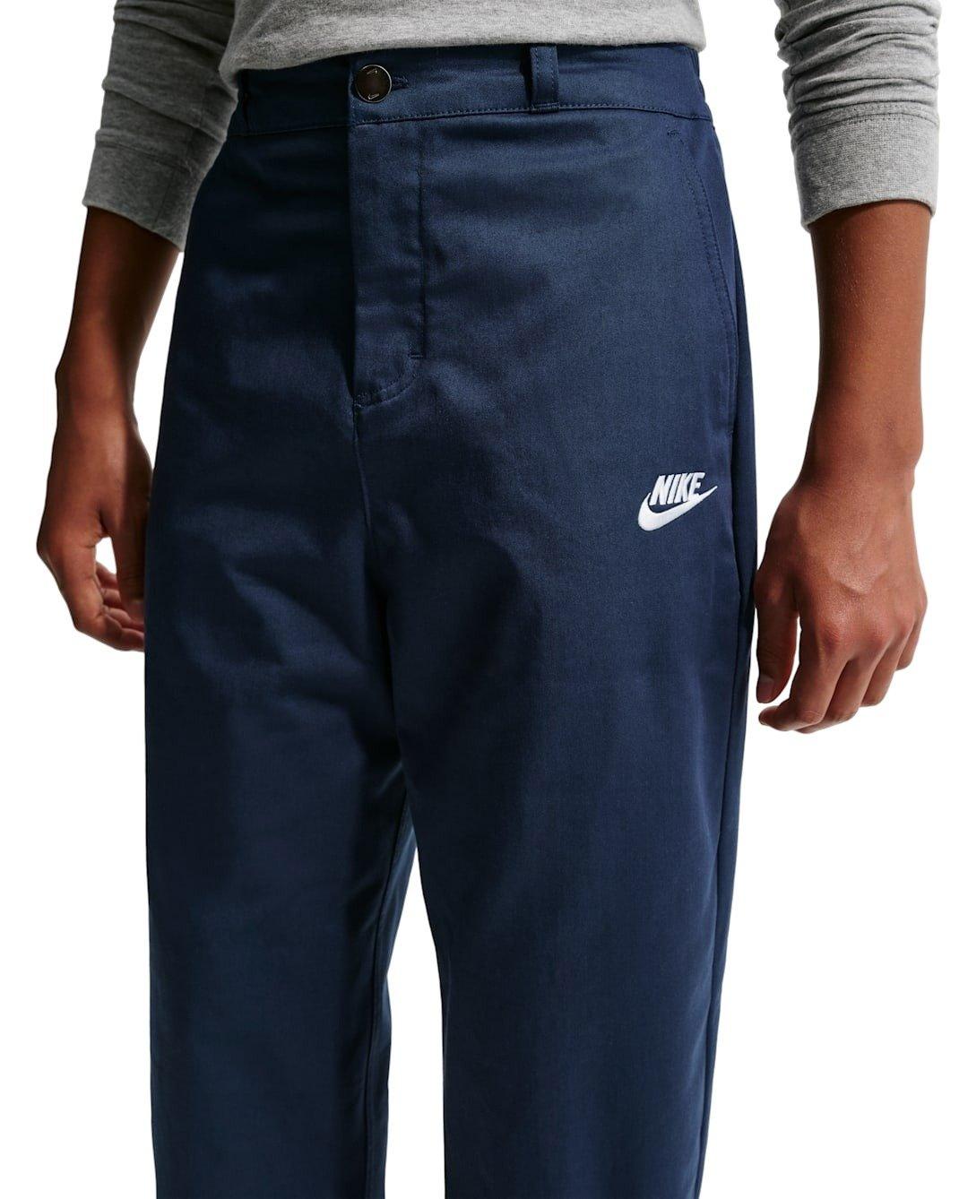 Nike Big Kids' Sportswear Club Woven Everyday Pants - Navy - NAVY Thumbnail View 3