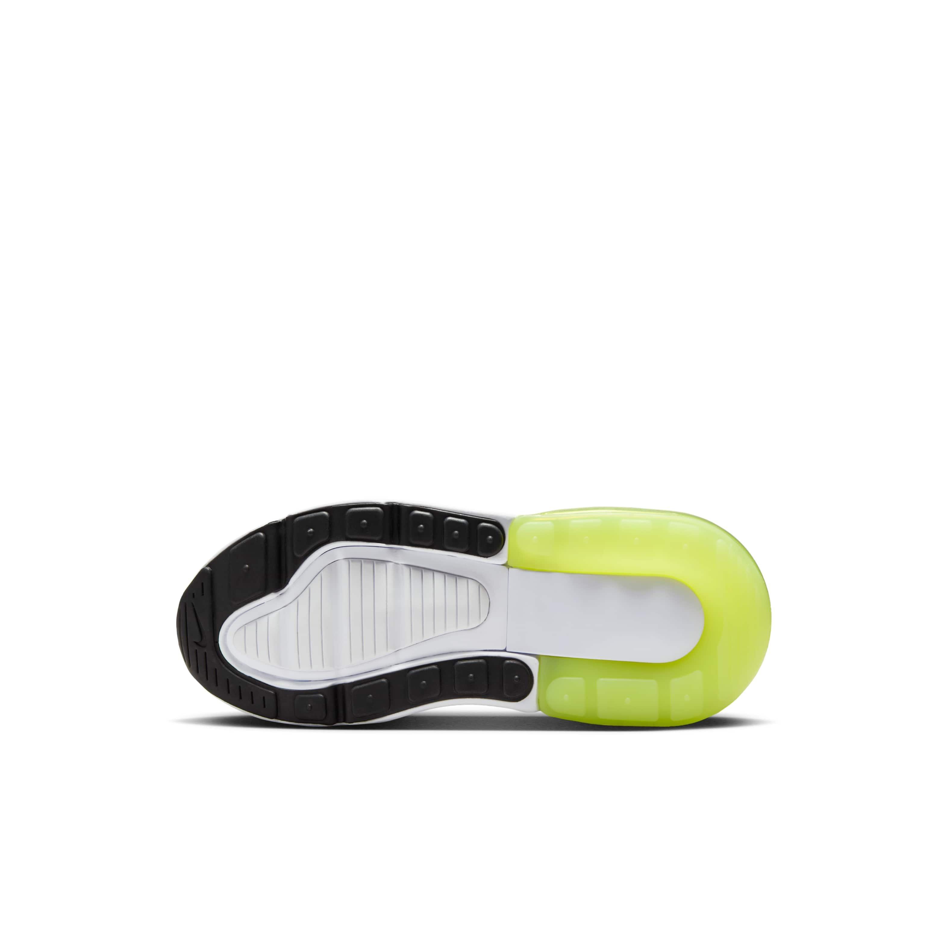 Nike Air Max 270 Preschool Boys' "Light Lemon Twist/Black/Anthracite/White" Shoe