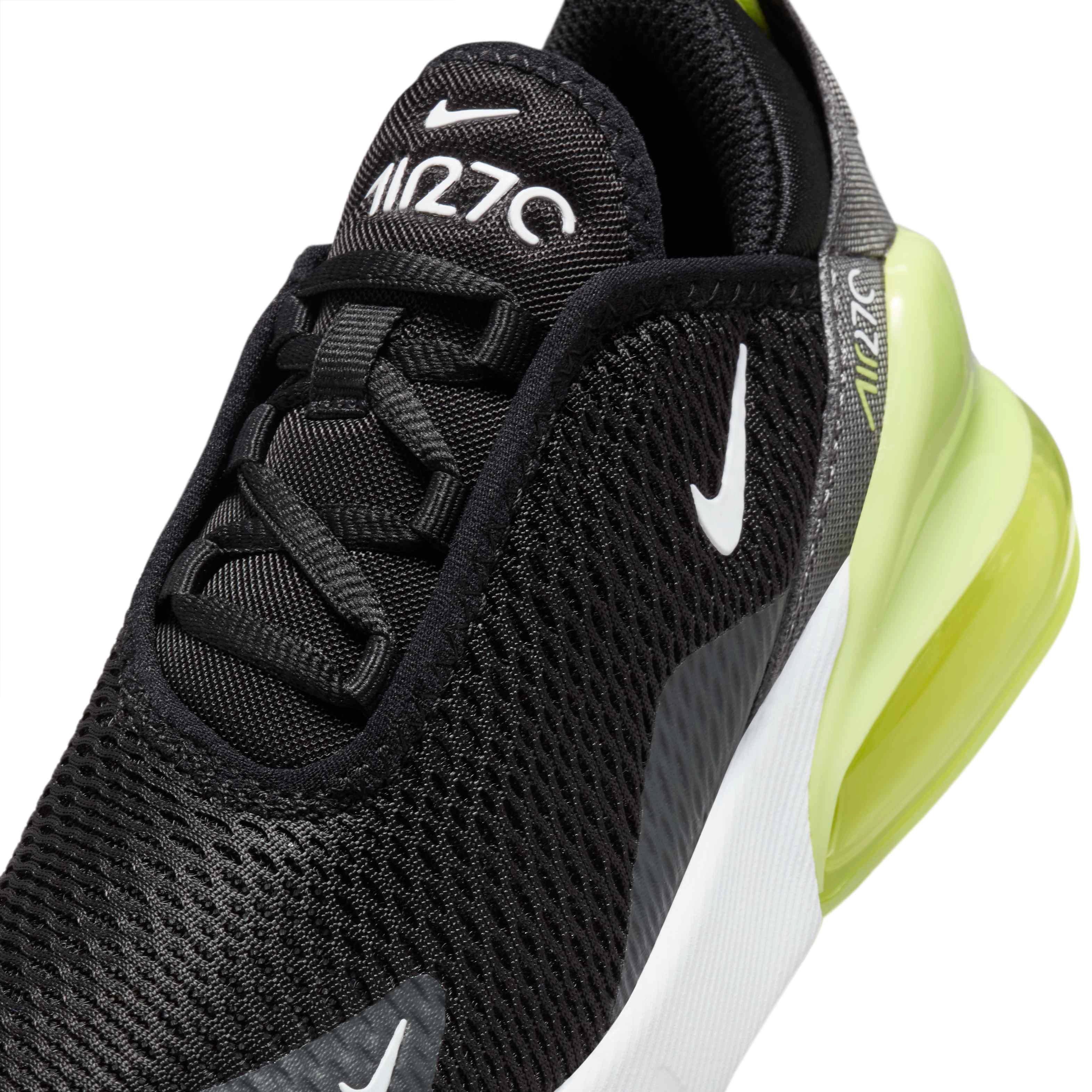 Nike Air Max 270 Preschool Boys' "Light Lemon Twist/Black/Anthracite/White" Shoe