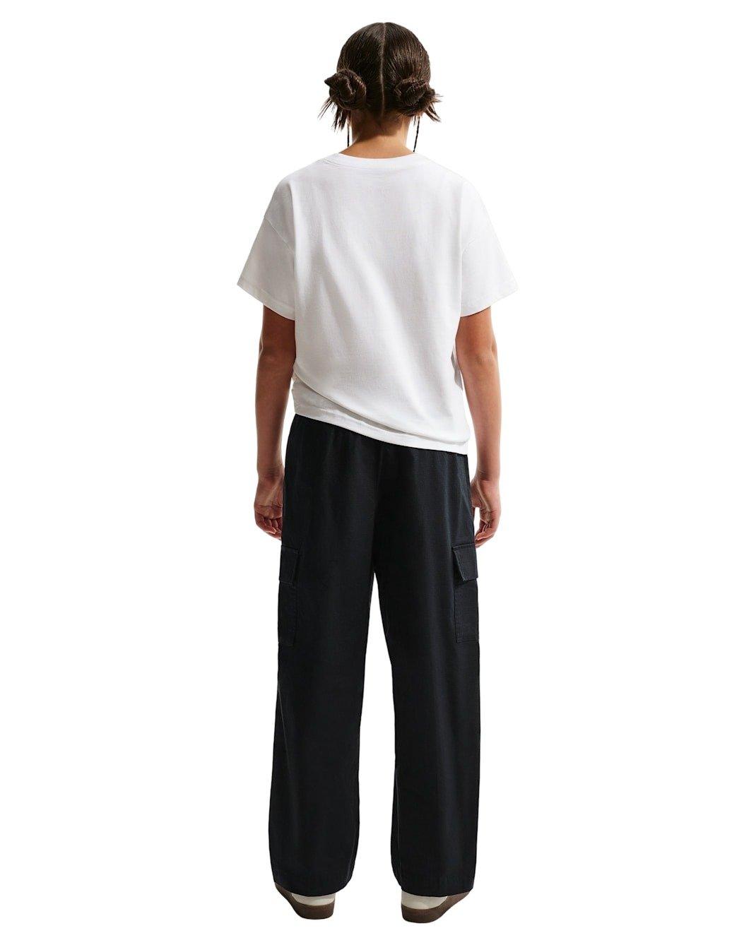 Nike Big Kids' Sportswear Club Woven Cargo Pants - Black - BLACK Thumbnail View 2