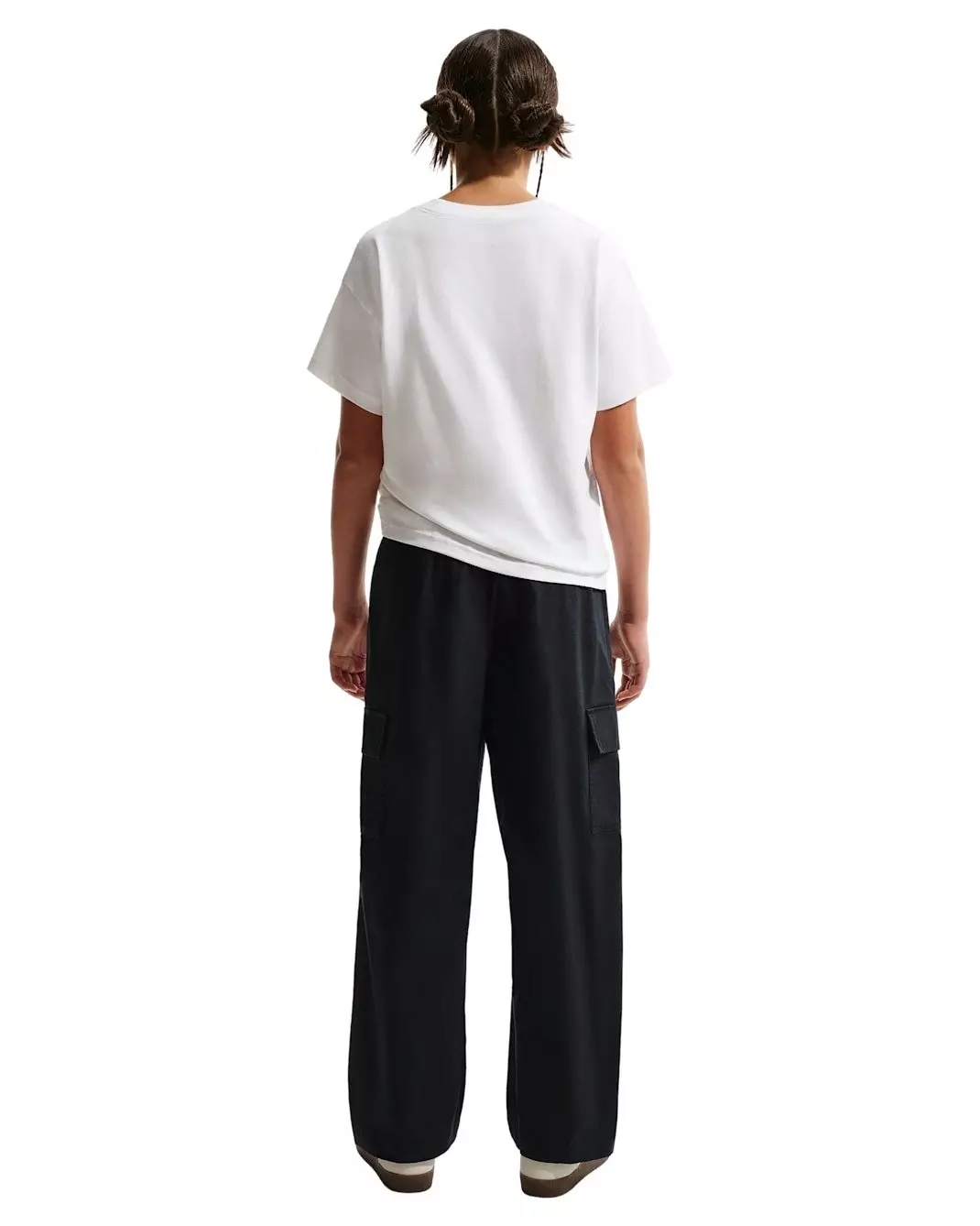 Nike Big Kids' Sportswear Club Woven Cargo Pants - Black - BLACK