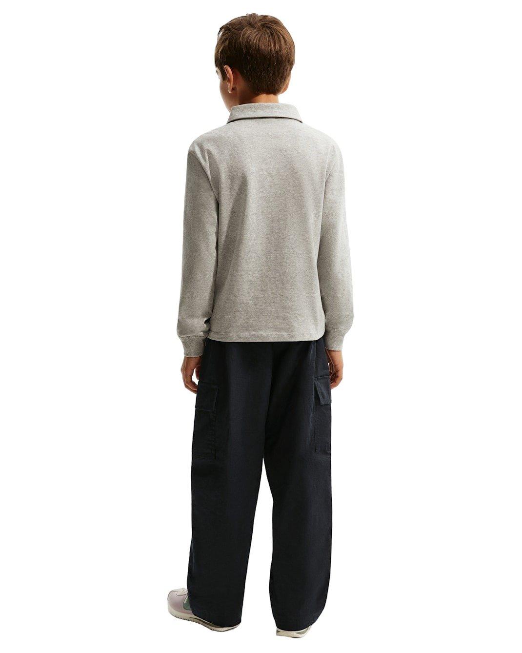 Nike Big Kids' Sportswear Club Woven Cargo Pants - Black - BLACK Thumbnail View 7