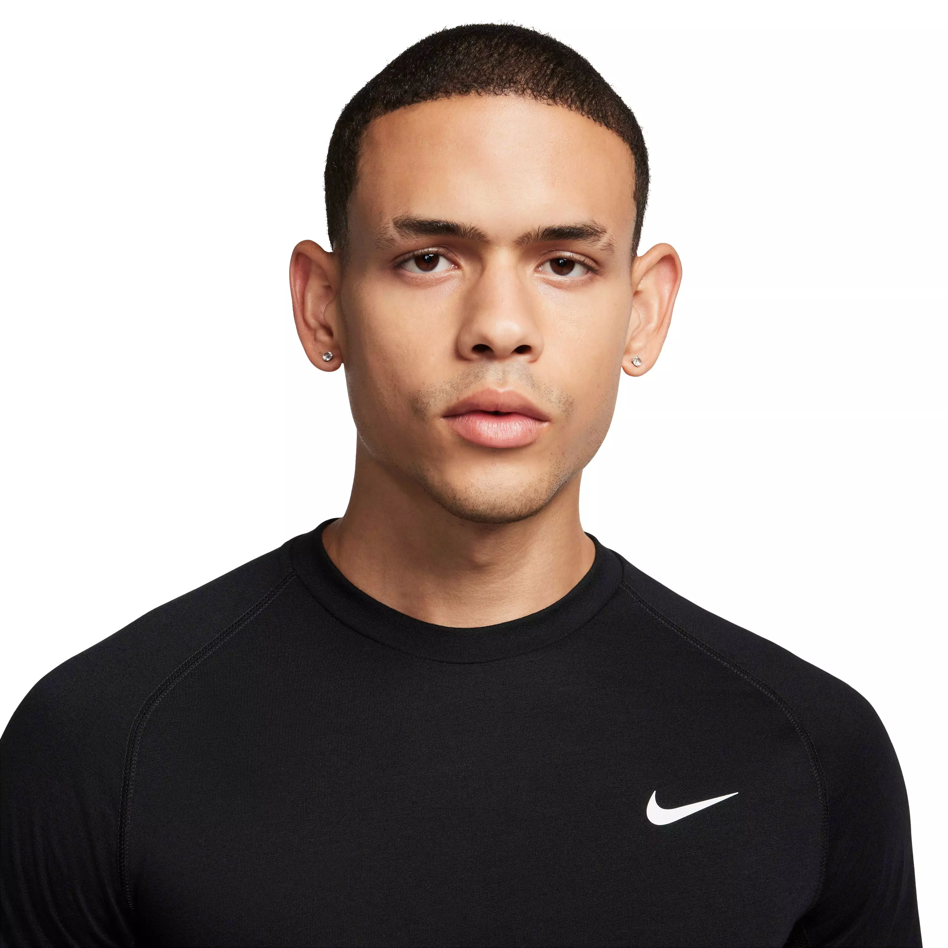 Nike Men's Dri-FIT Flex Rep Short-Sleeve Fitness Top - BLACK