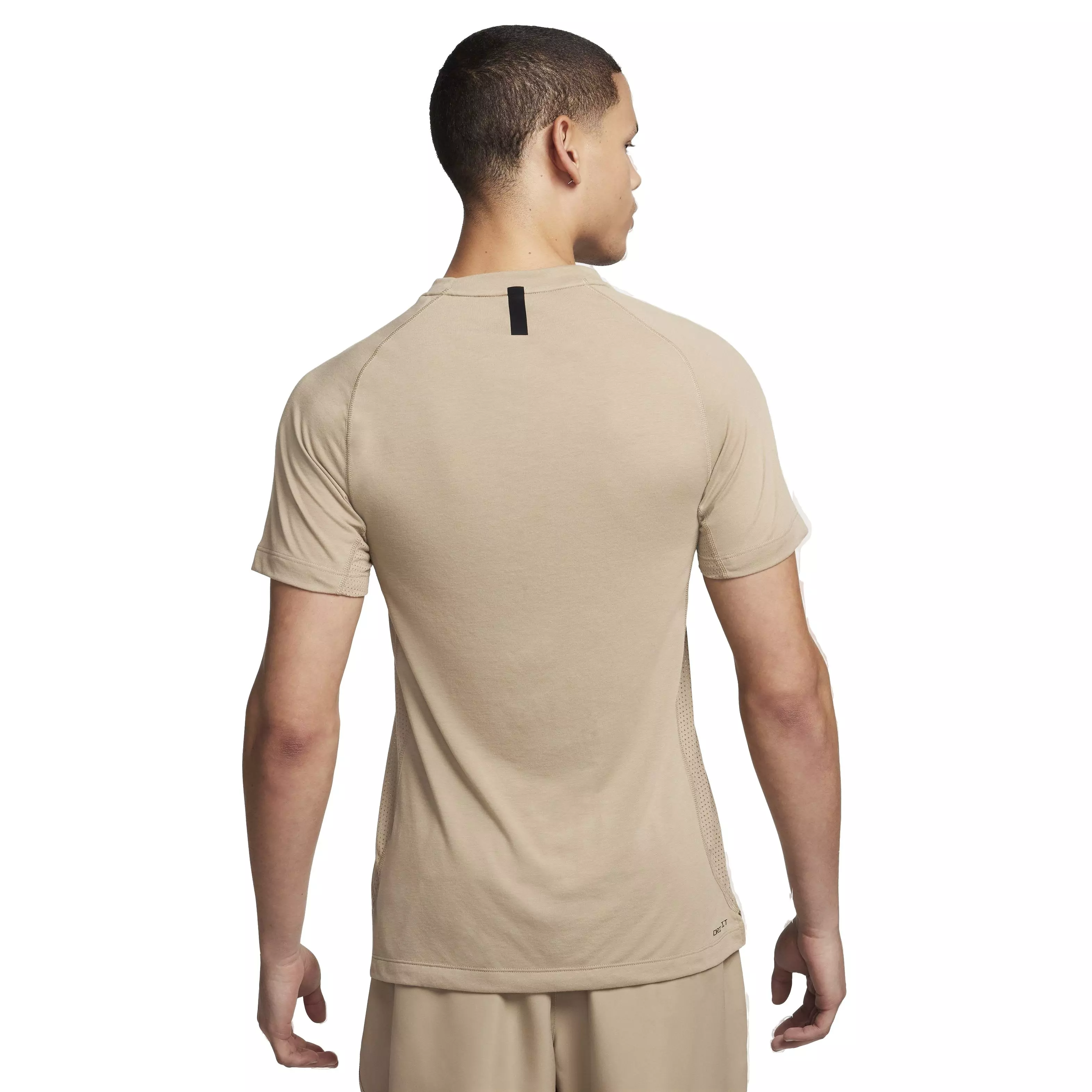 Nike Men's Dri-FIT Flex Rep Short-Sleeve Fitness Top - BROWN