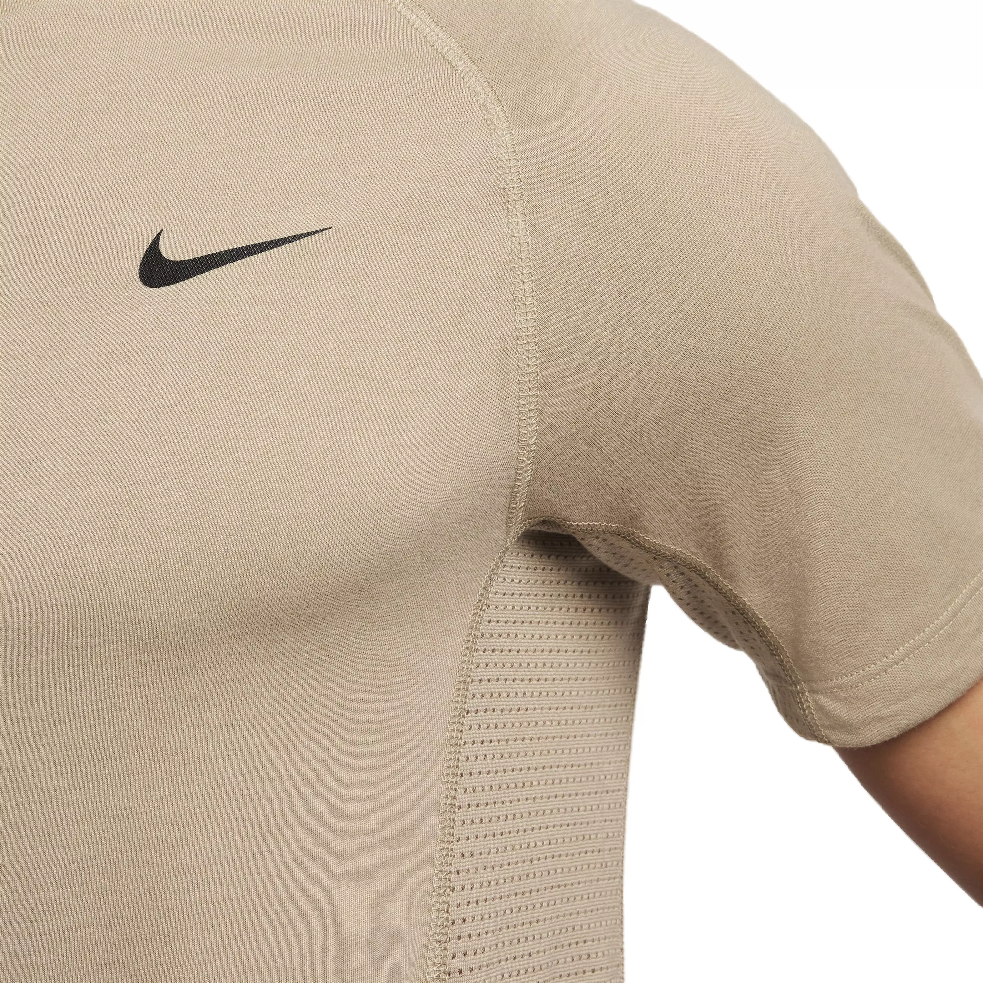 Nike Men's Dri-FIT Flex Rep Short-Sleeve Fitness Top - BROWN