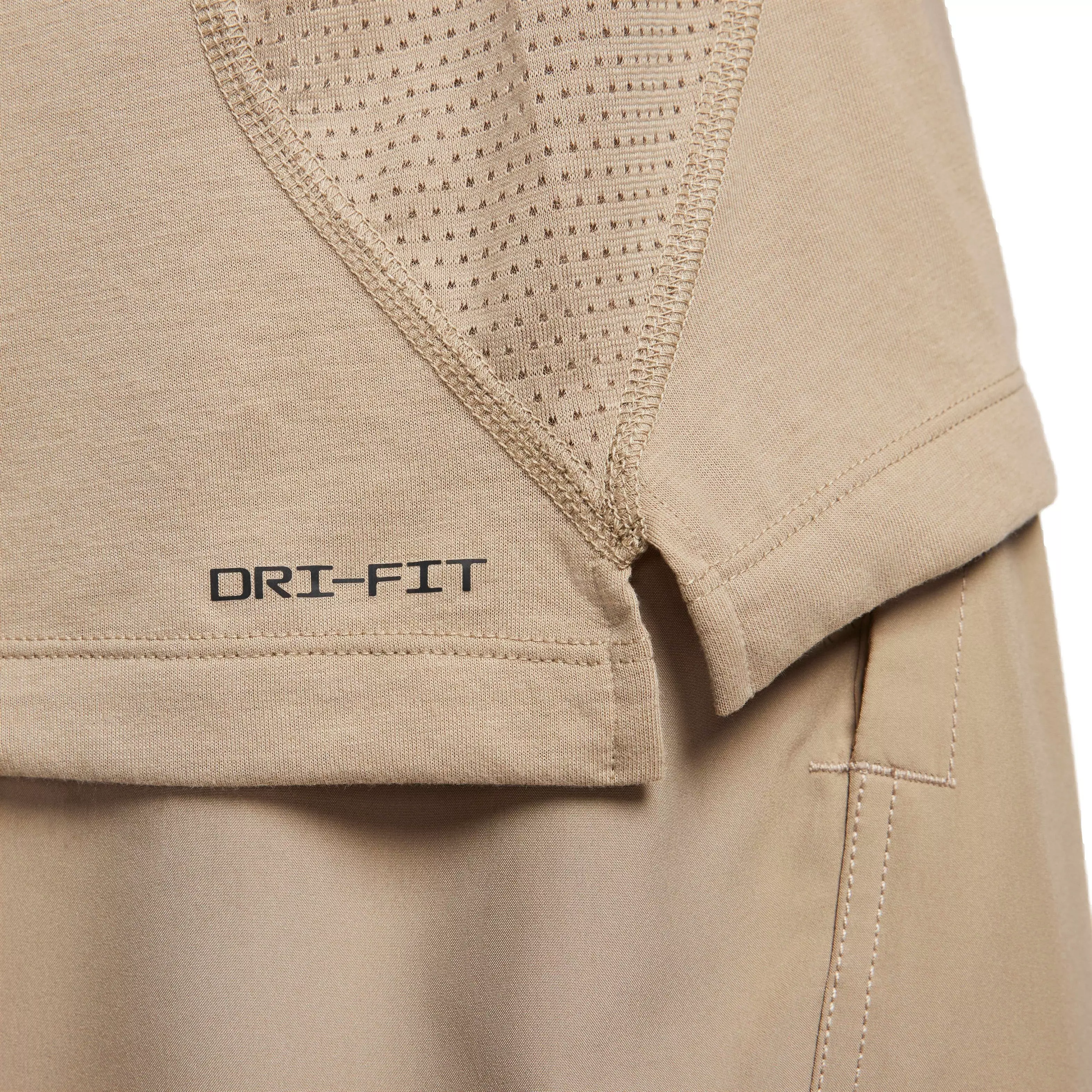 Nike Men's Dri-FIT Flex Rep Short-Sleeve Fitness Top - BROWN