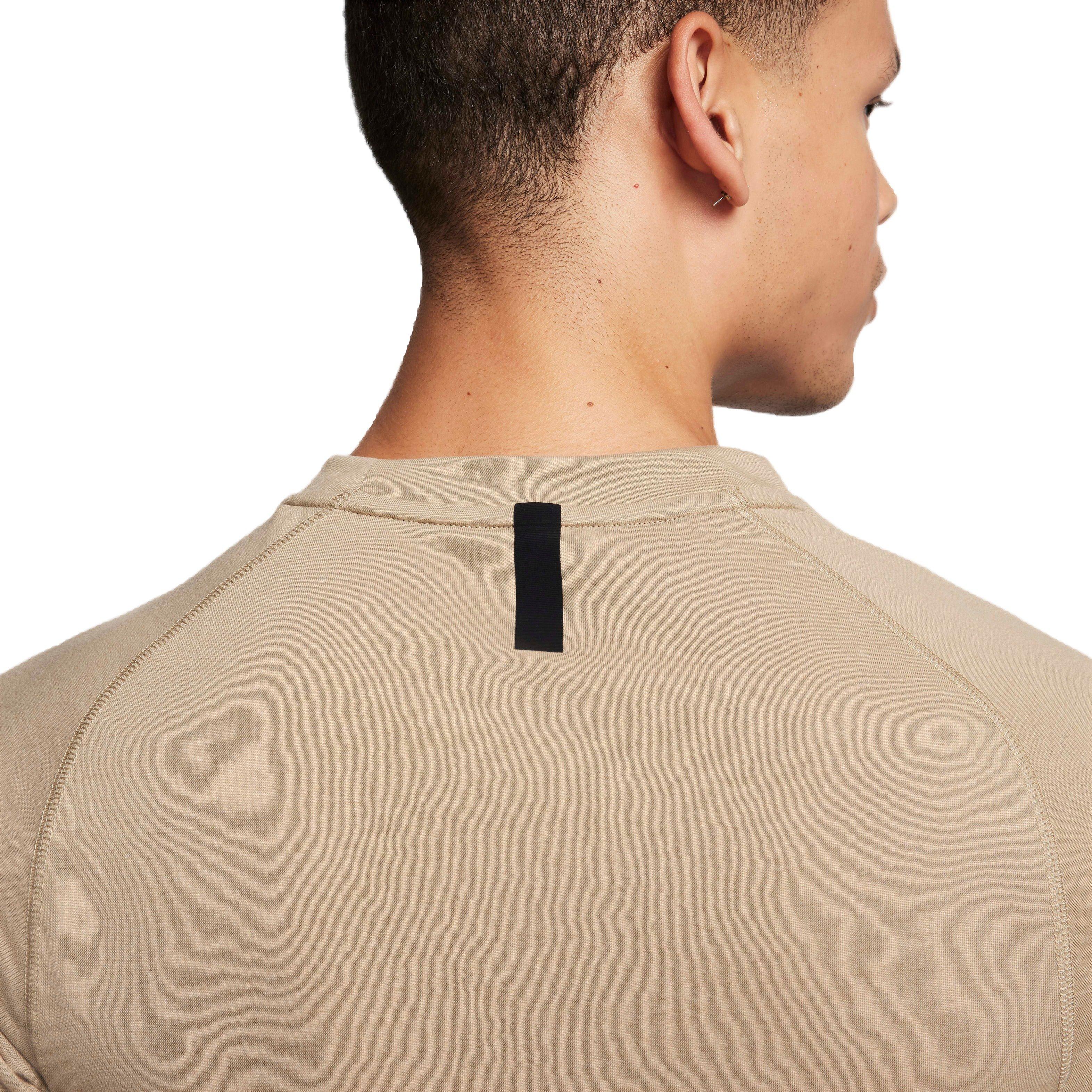 Nike Men's Dri-FIT Flex Rep Short-Sleeve Fitness Top - BROWN Thumbnail View 7