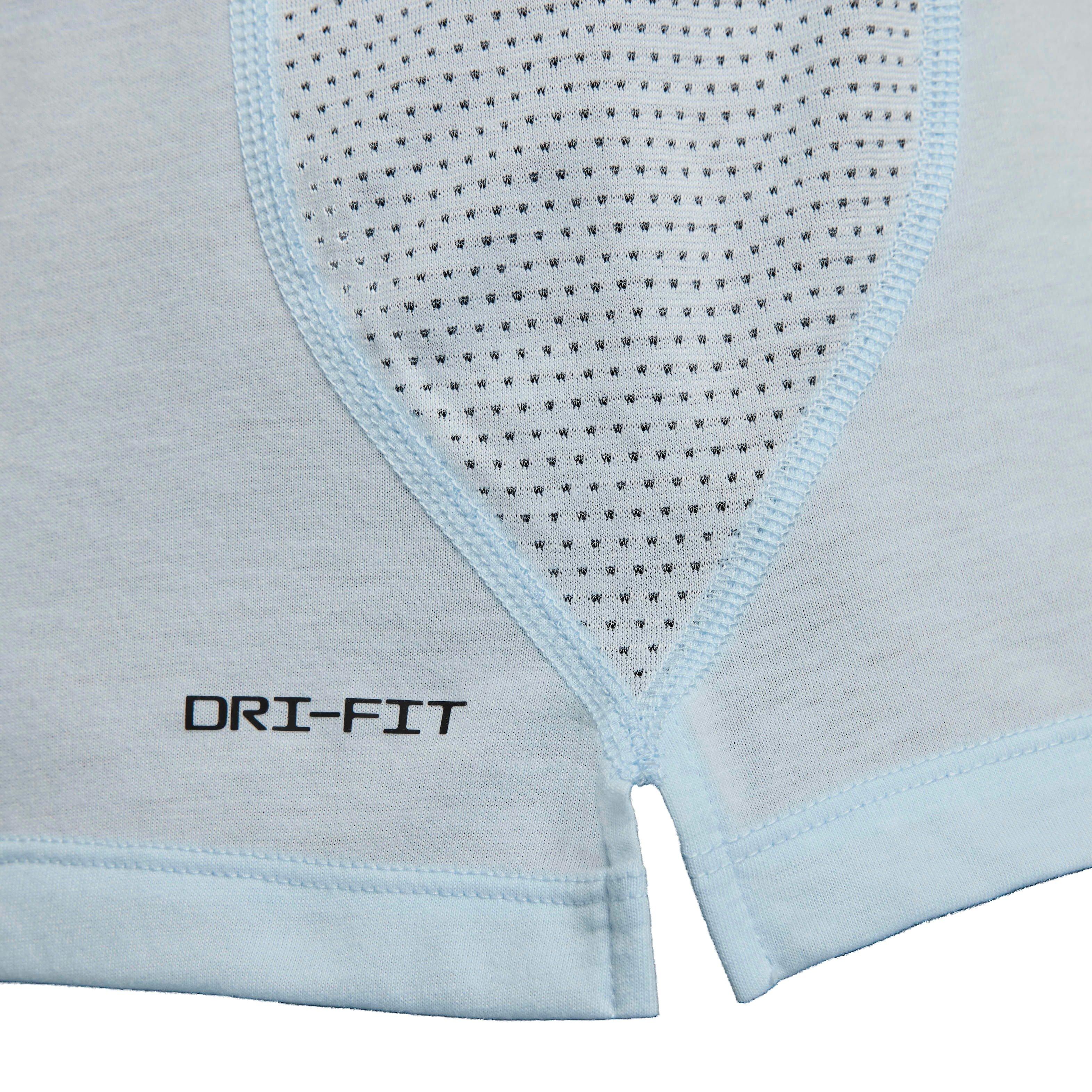 Nike Men's Dri-FIT Flex Rep Short-Sleeve Fitness Top - BLUE Thumbnail View 4