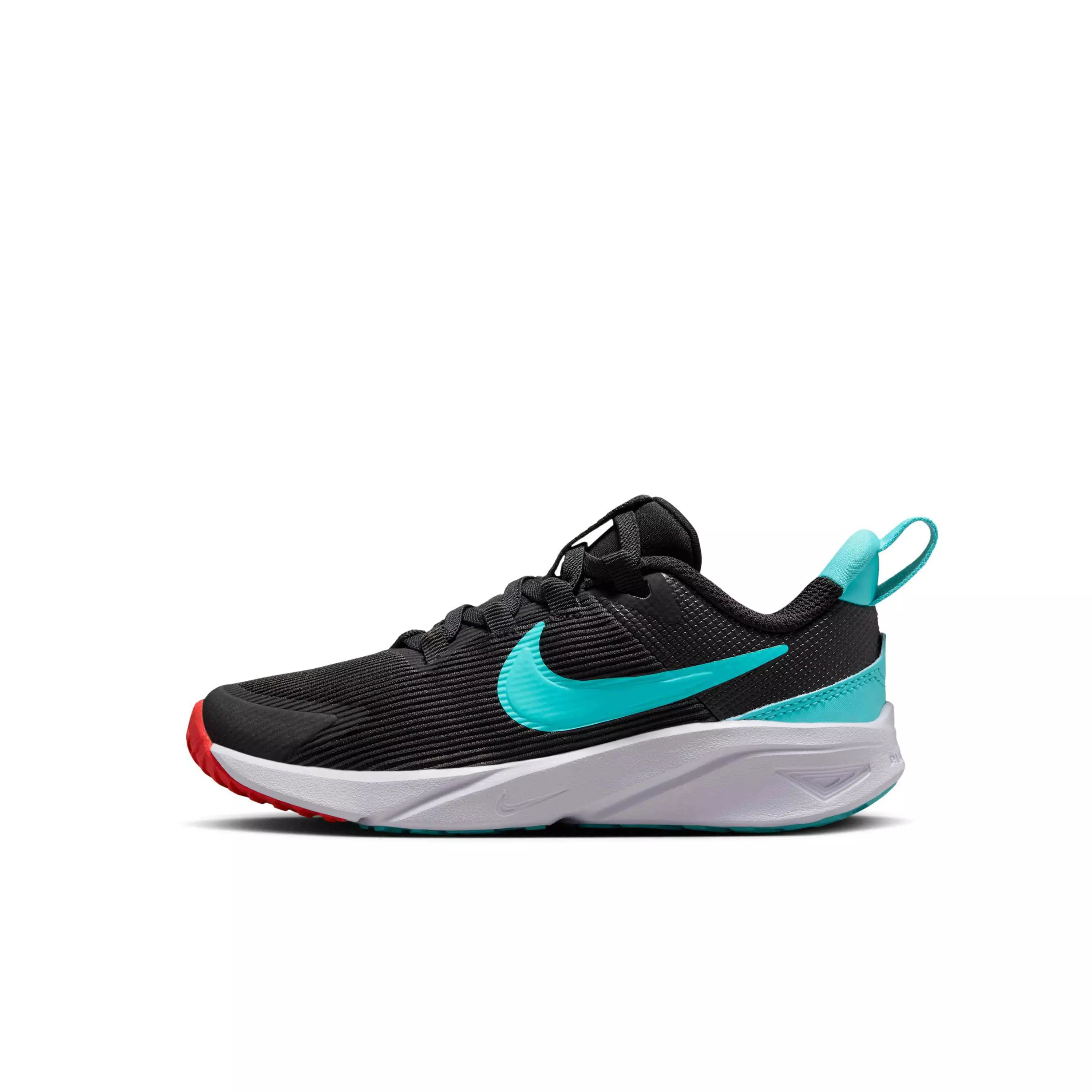 Nike Star Runner 4 "Black/Bright Crimson/White/Dusty Cactus" Preschool Boys' Running Shoe - BLACK/CRIMSON/WHITE/CACTUS