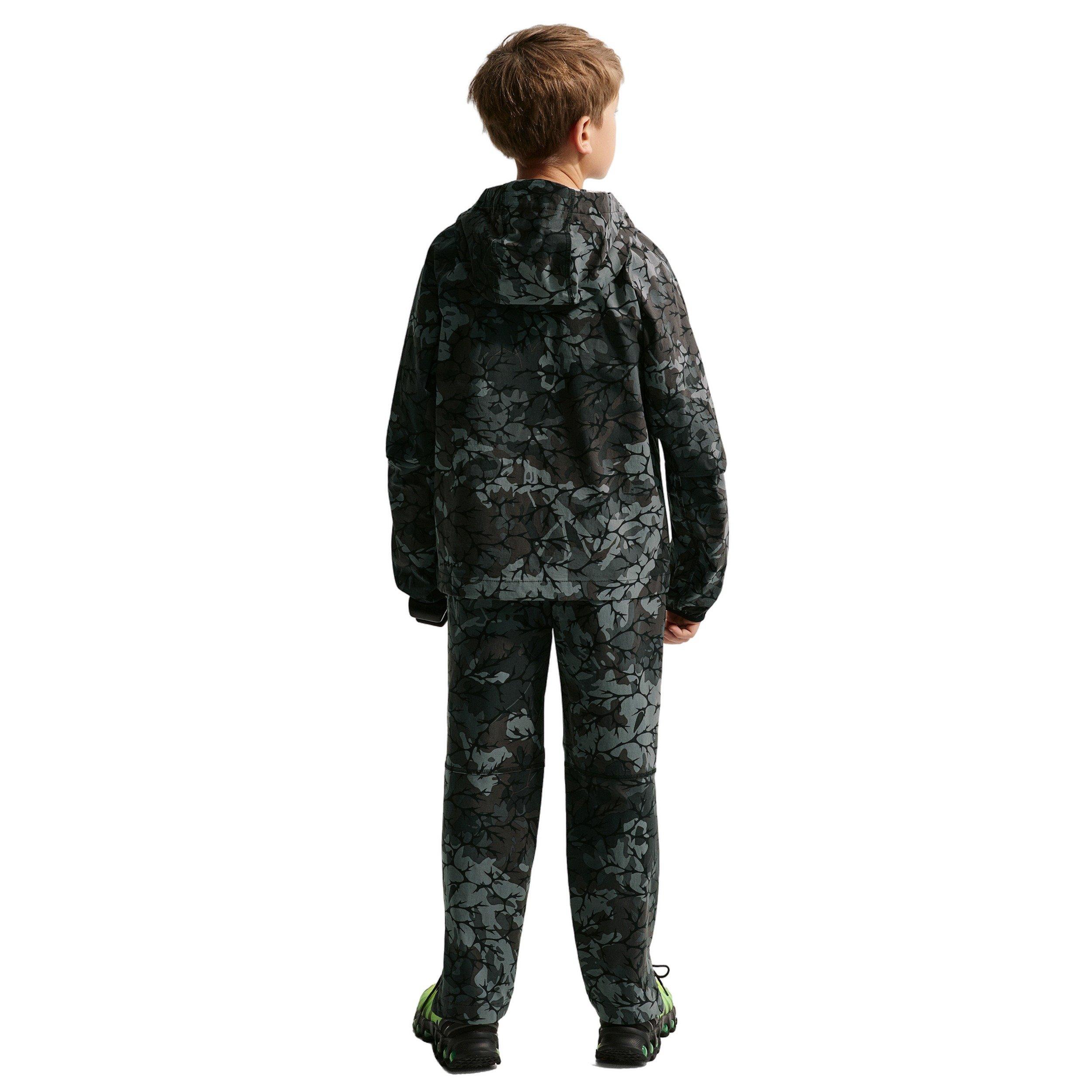 Nike Sportswear Tech Woven Big Boys' Black AOP Joggers