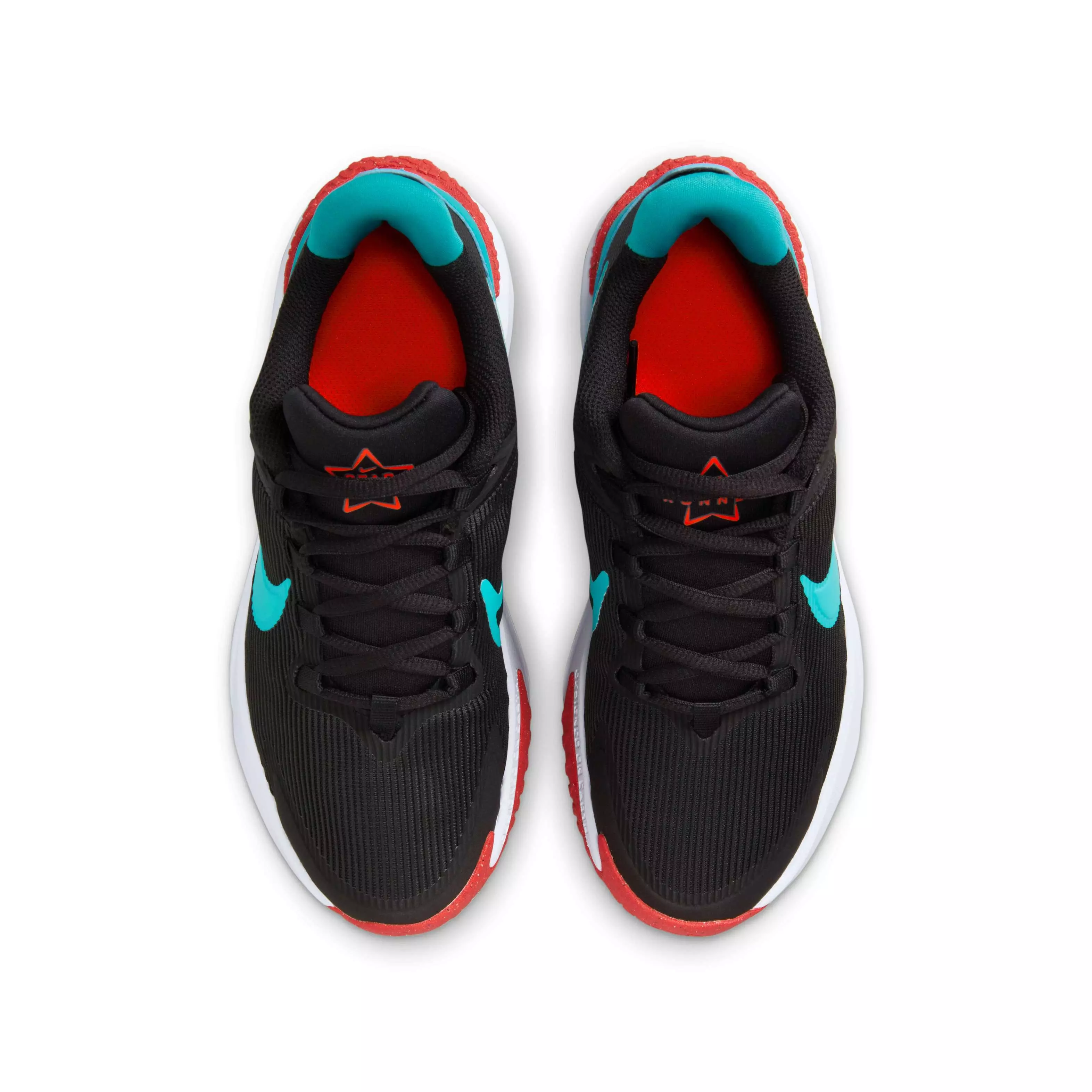 Nike Star Runner 4 "Black/Bright Crimson/White/Dusty Cactus" Grade School Boys' Running Shoe - BLACK/CRIMSON/WHITE/CACTUS