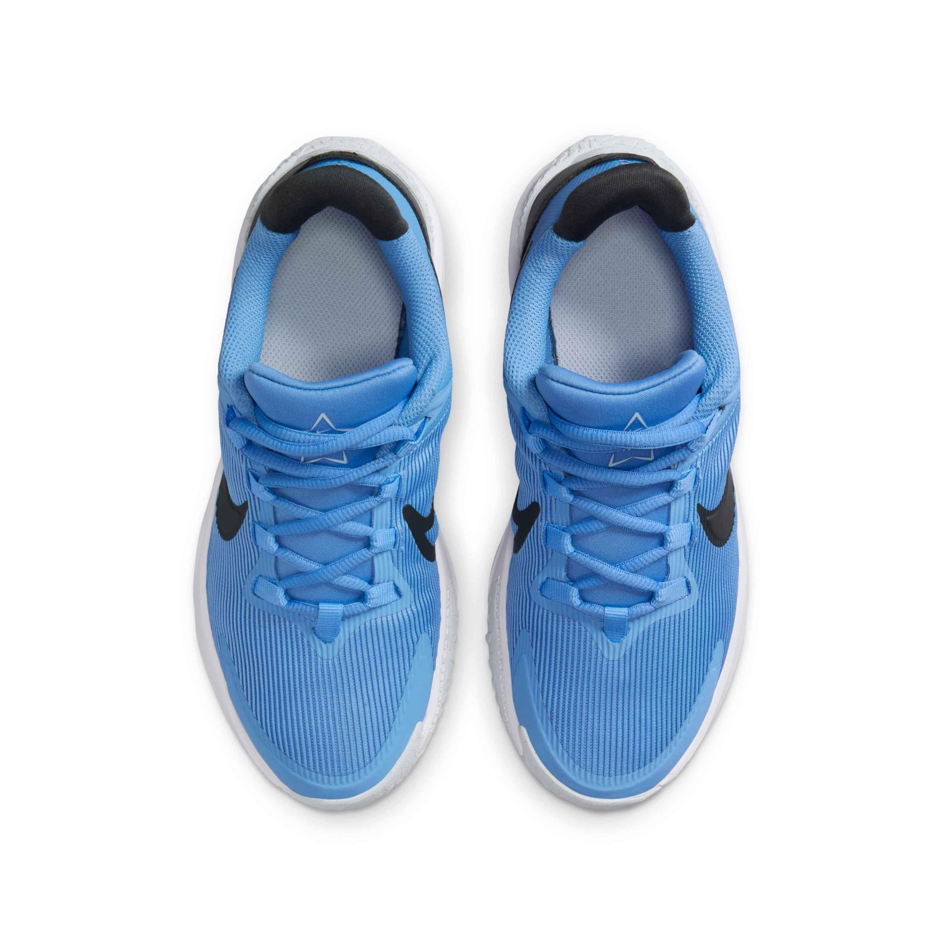 Nike Star Runner 4 "Blue Beyond/Blue Tint/White/Anthracite" Grade School Boys' Running Shoe - BLUE/BLUE/WHITE/ANTHRACITE Thumbnail View 4