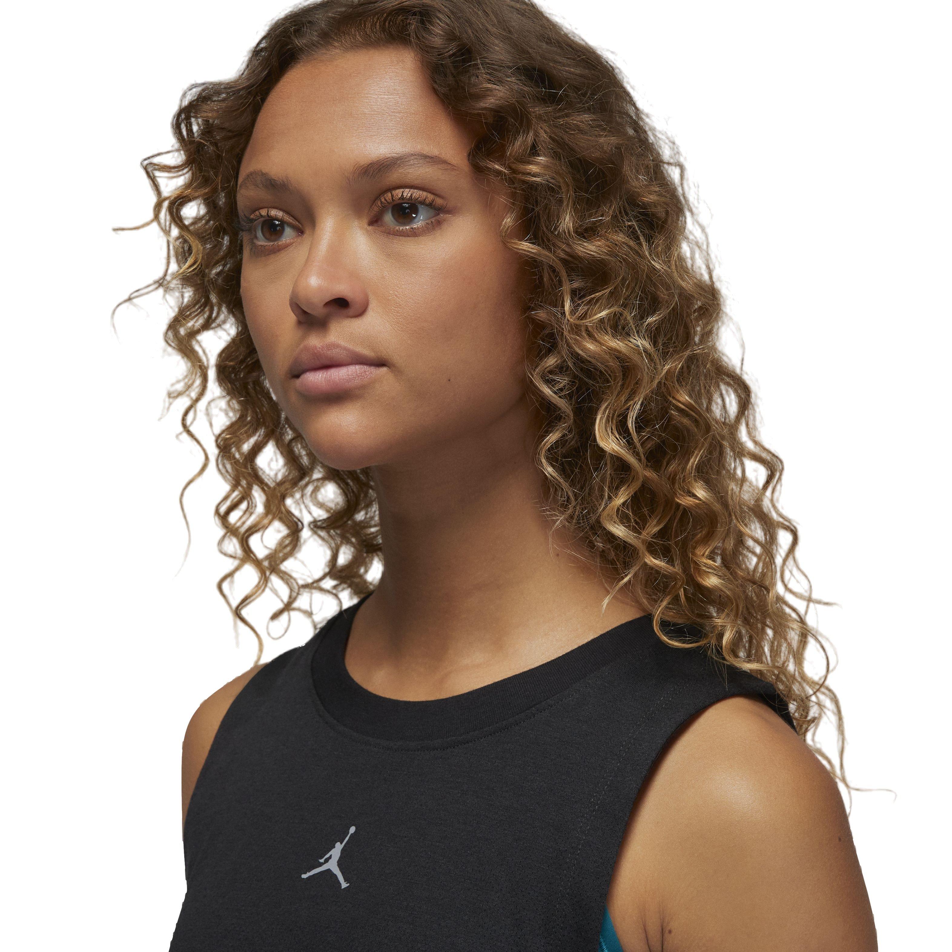 Jordan Women's Sport Diamond Tank Top - BLACK Thumbnail View 3