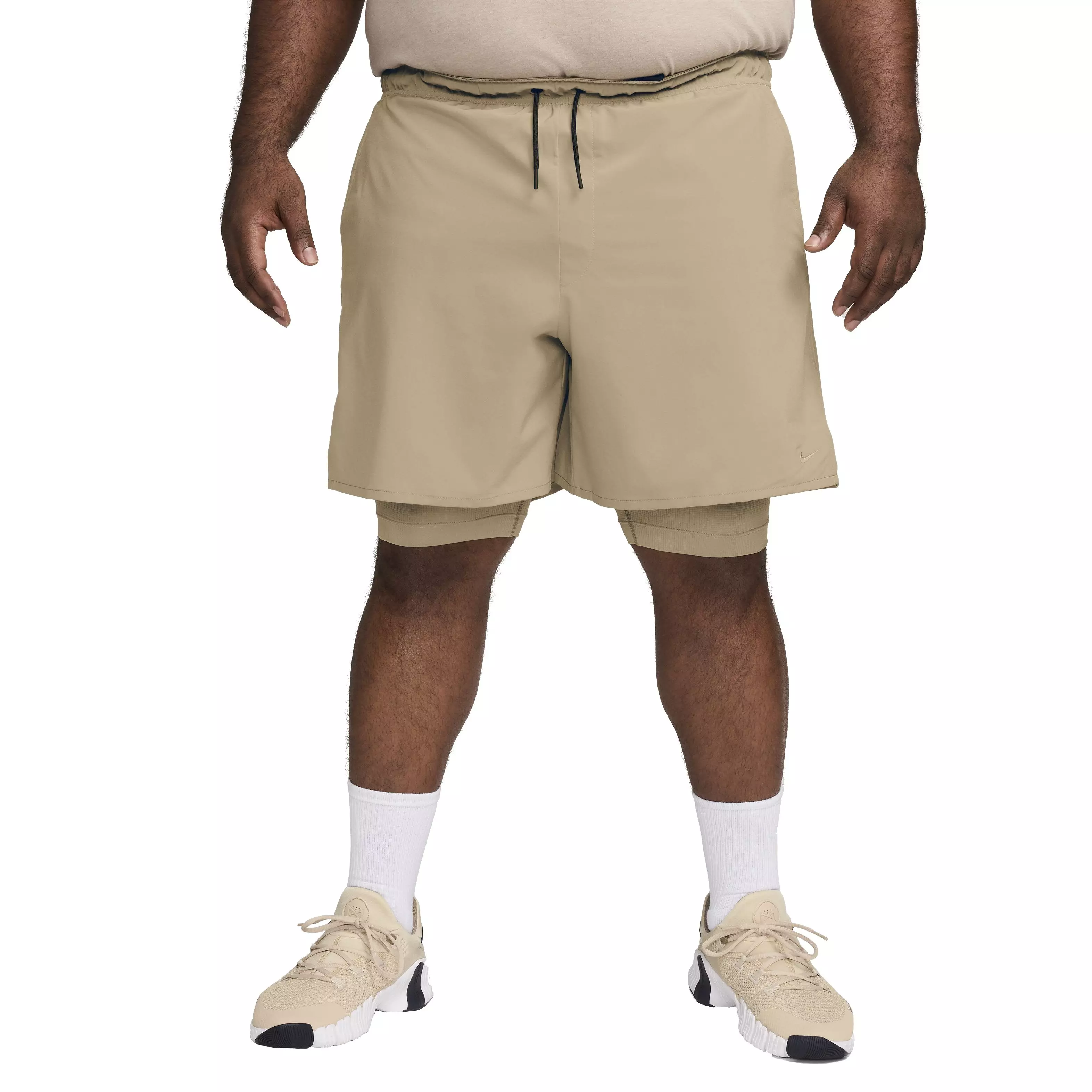 Nike Men's Unlimited Dri-FIT 7" 2-in-1 Versatile Shorts - BROWN