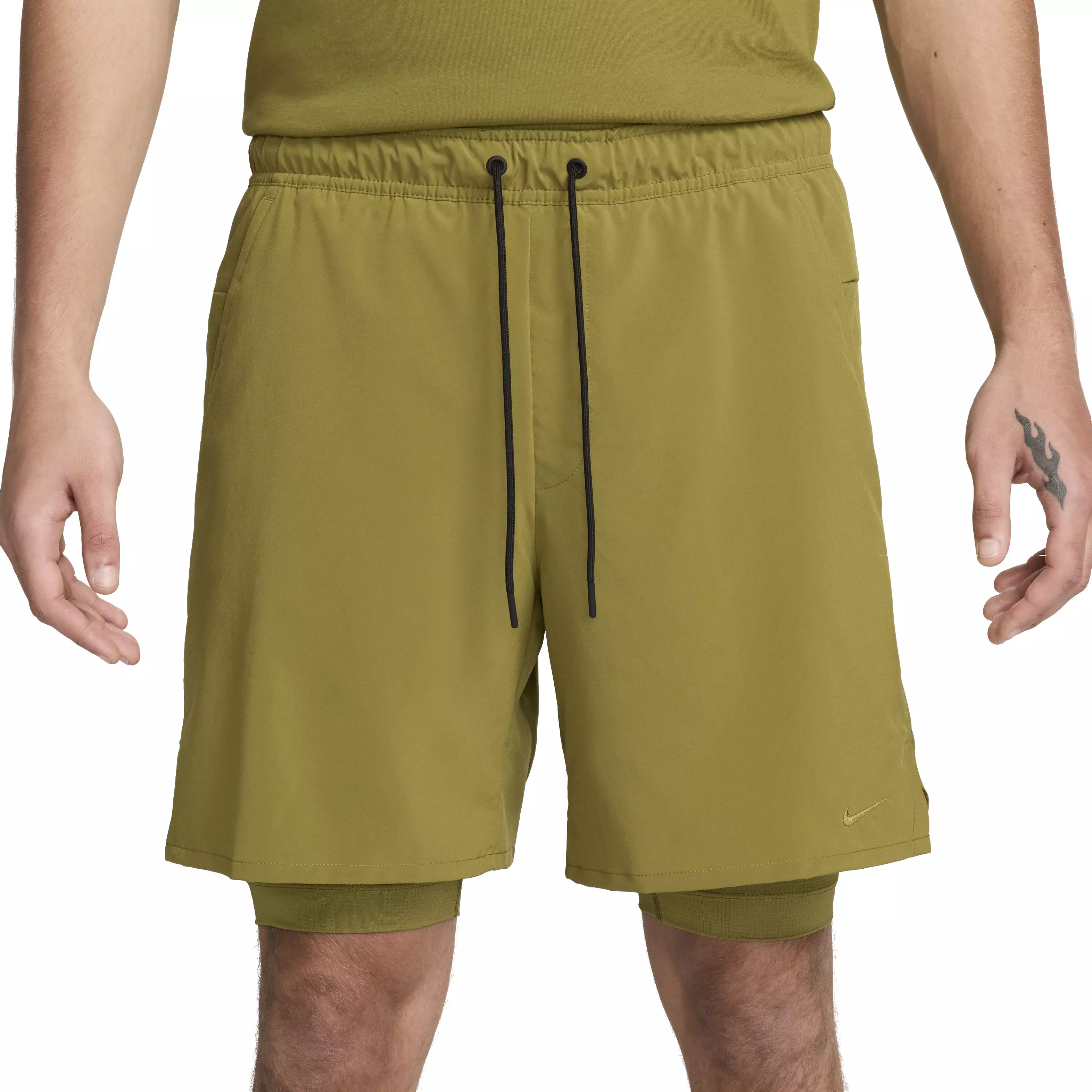 Nike Men's Unlimited Dri-FIT 7" 2-in-1 Versatile Shorts - GREEN
