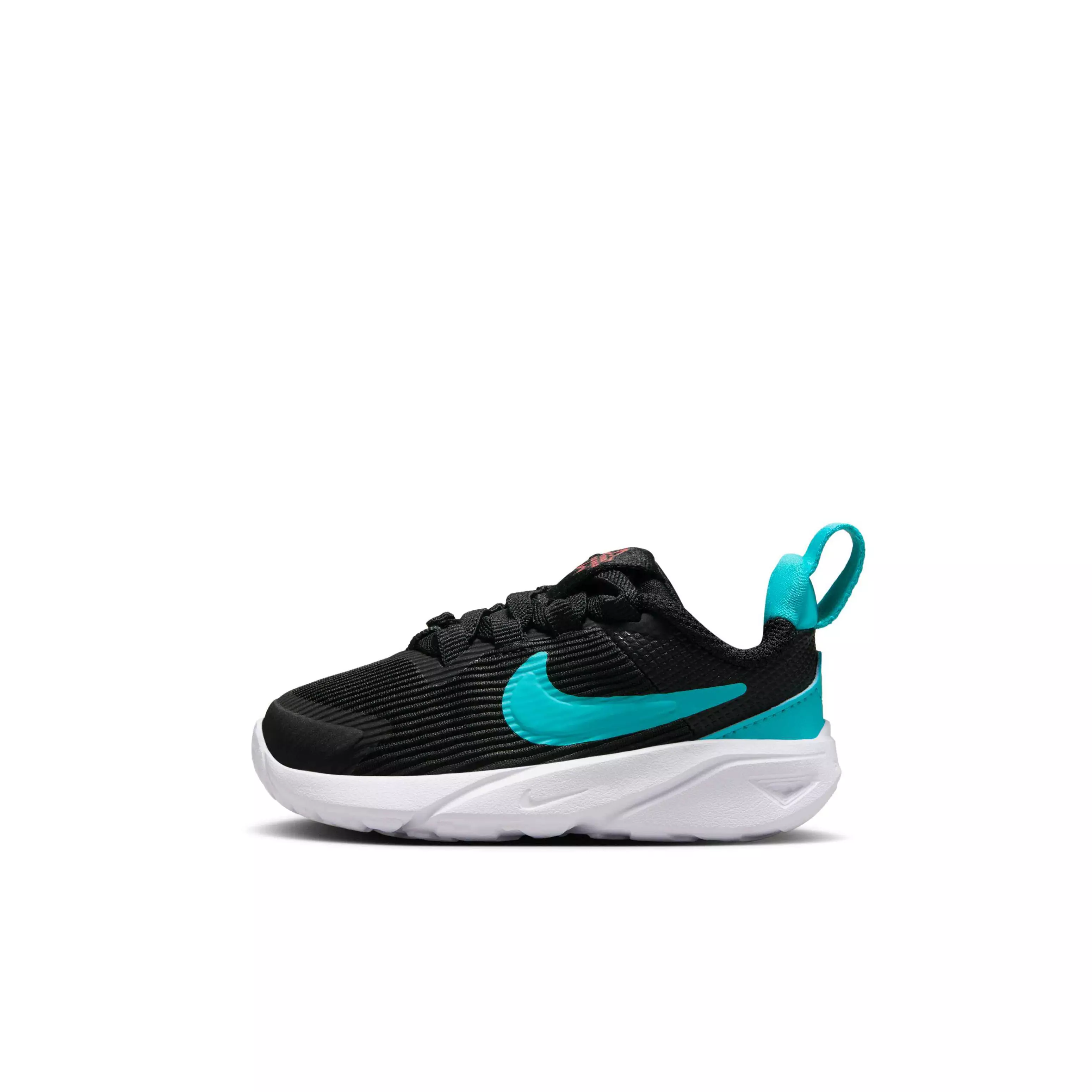 Nike Star Runner 4 "Black/Bright Crimson/White/Dusty Cactus" Infant Boys' Running Shoe - BLACK/CRIMSON/WHITE/CACTUS