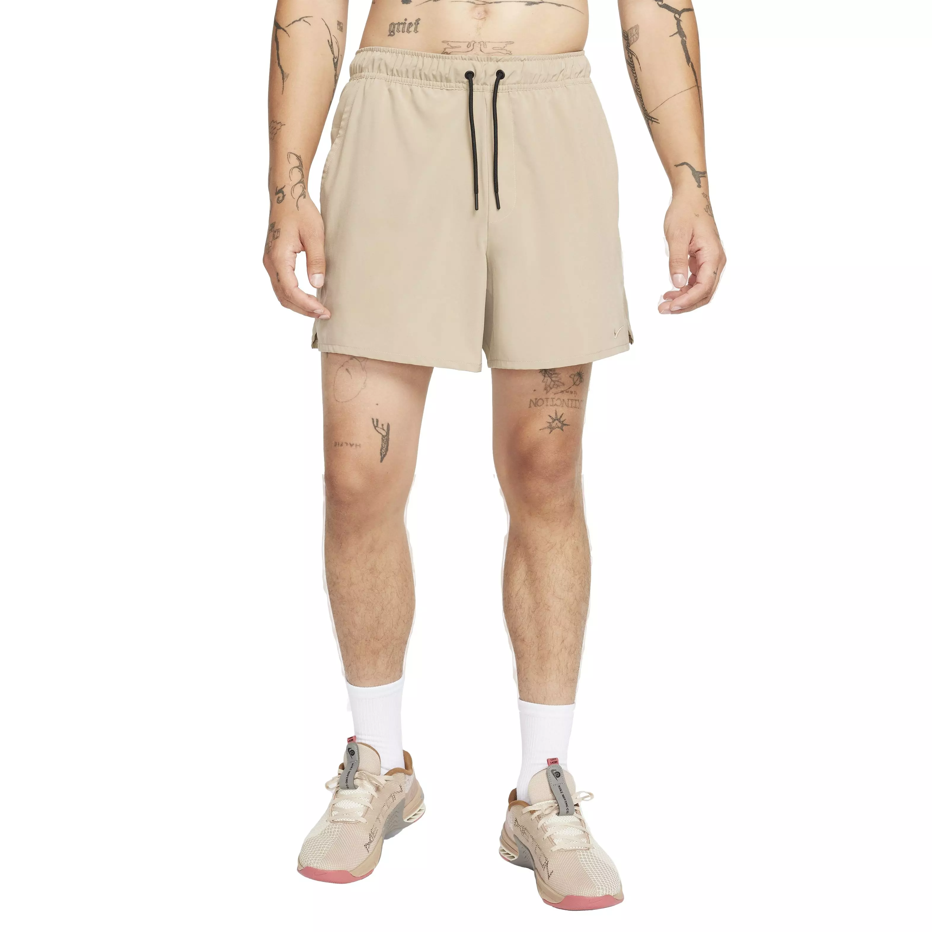 Nike Men's Unlimited Dri-FIT 5" Unlined Versatile Shorts - Sand - BROWN