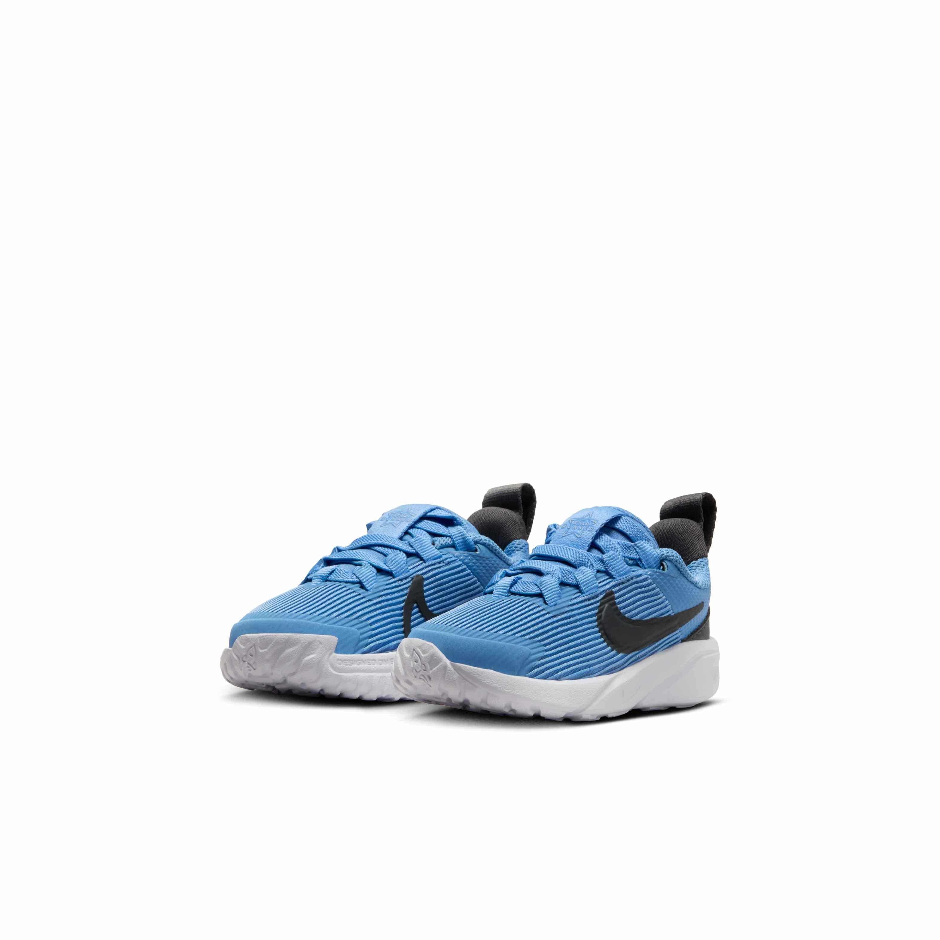Nike Star Runner 4 Infant Boys' Running "Blue Beyond/Blue Tint/White/Anthracite" Shoe