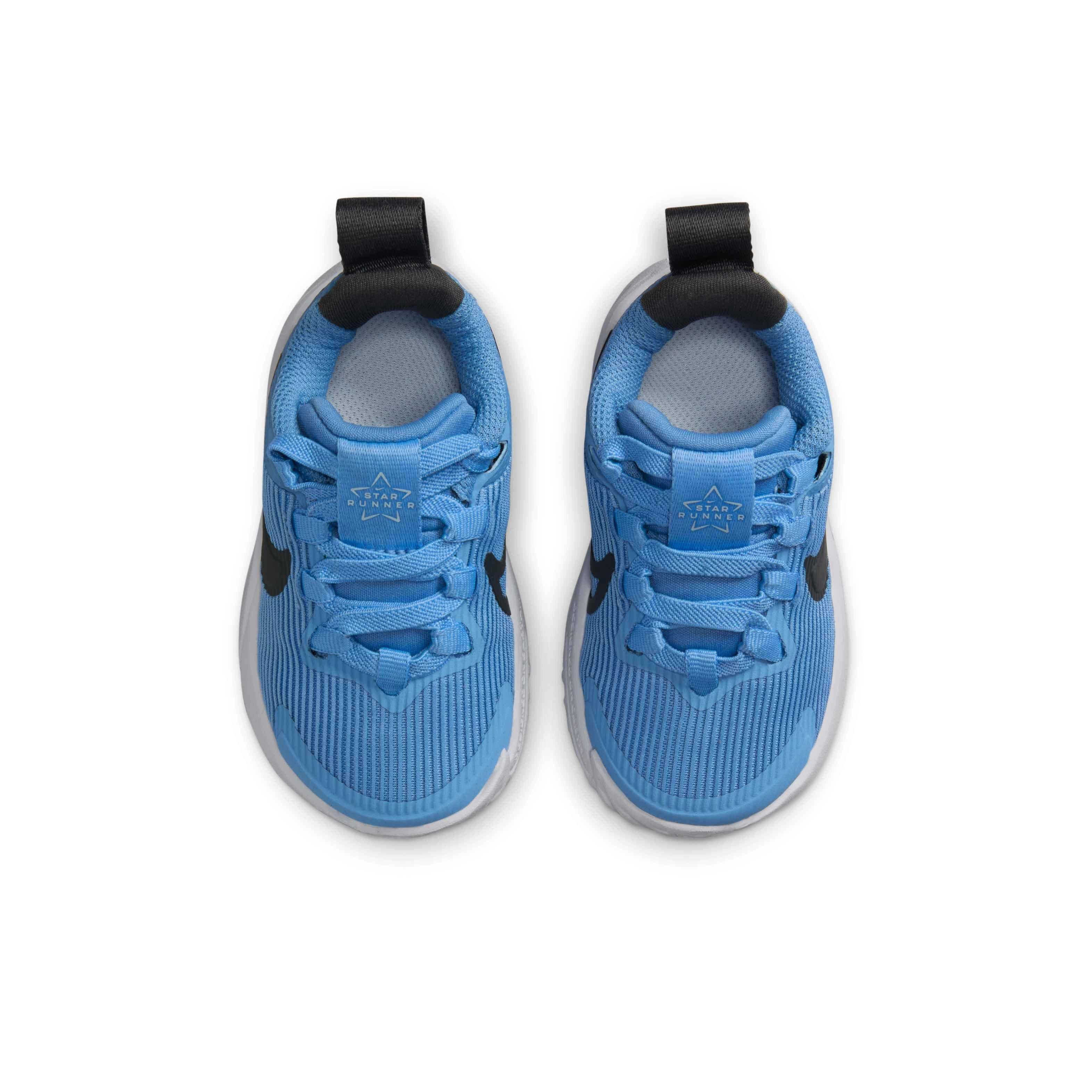 Nike Star Runner 4 Infant Boys' Running "Blue Beyond/Blue Tint/White/Anthracite" Shoe
