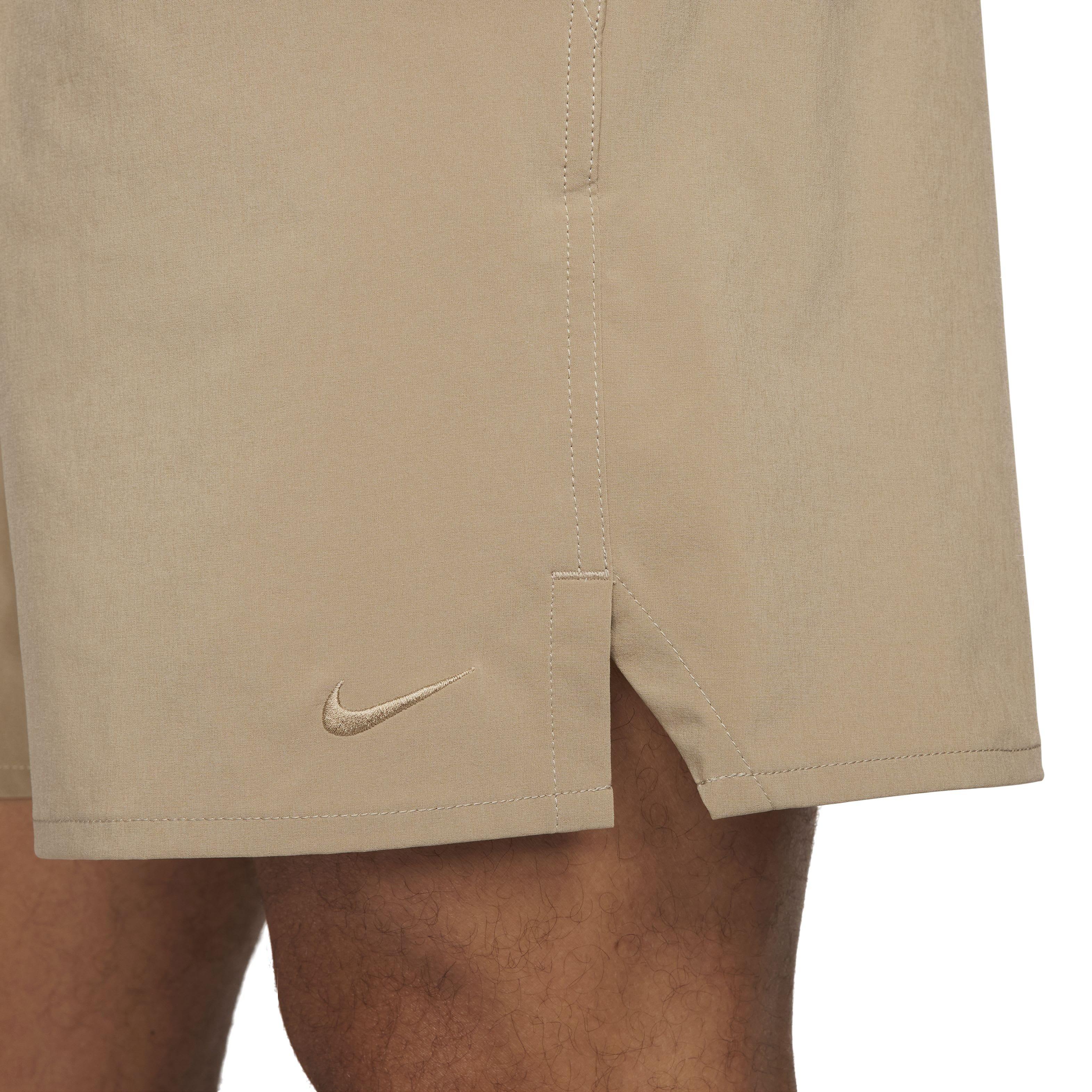 Nike Men's Unlimited Dri-FIT 7" Unlined Versatile Shorts - BROWN Thumbnail View 5