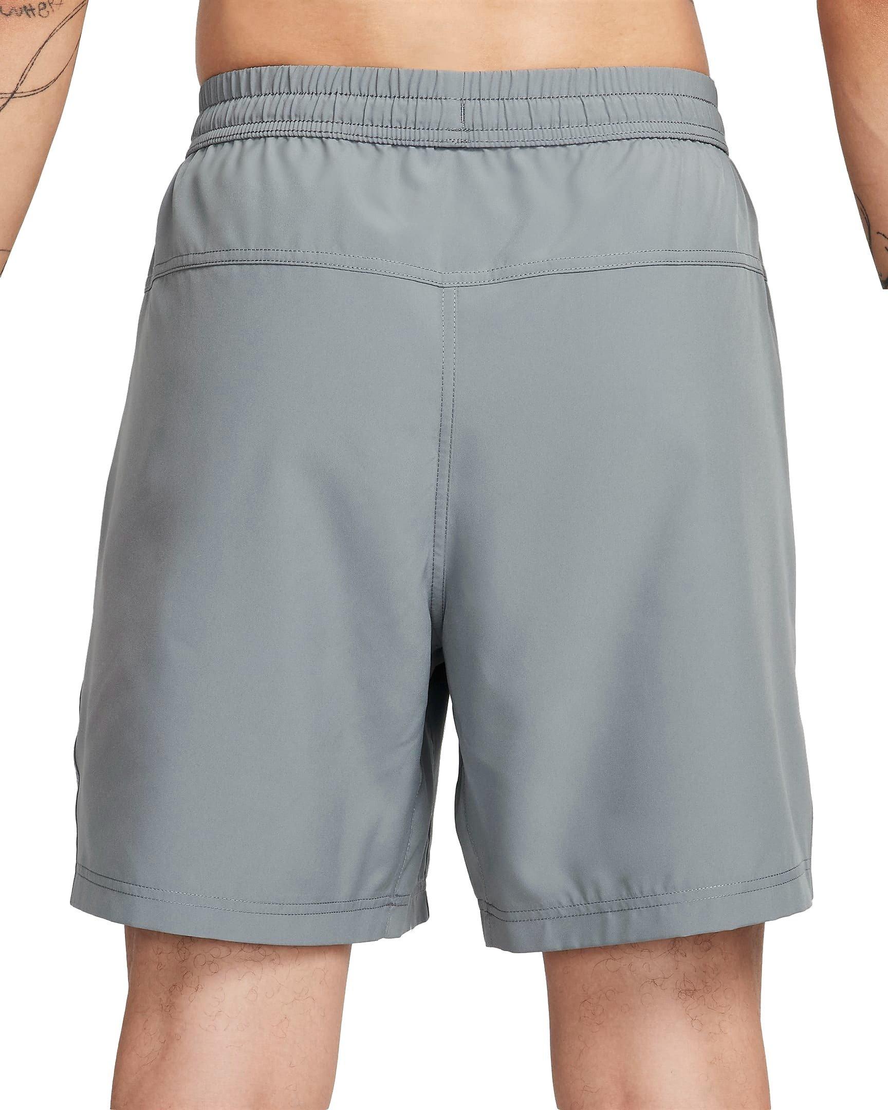 Nike Men's Dri-FIT Form 7" Unlined Versatile Shorts - GREY Thumbnail View 2