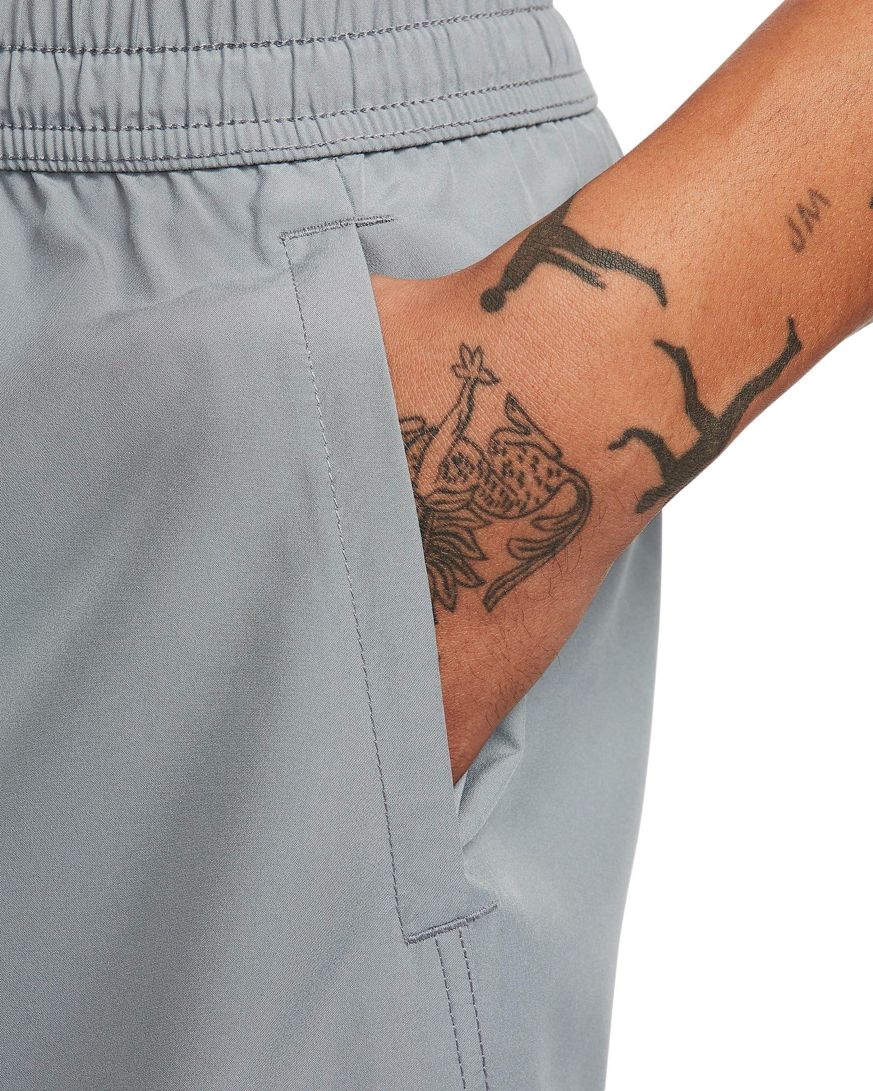 Nike Men's Dri-FIT Form 7" Unlined Versatile Shorts - GREY Thumbnail View 3