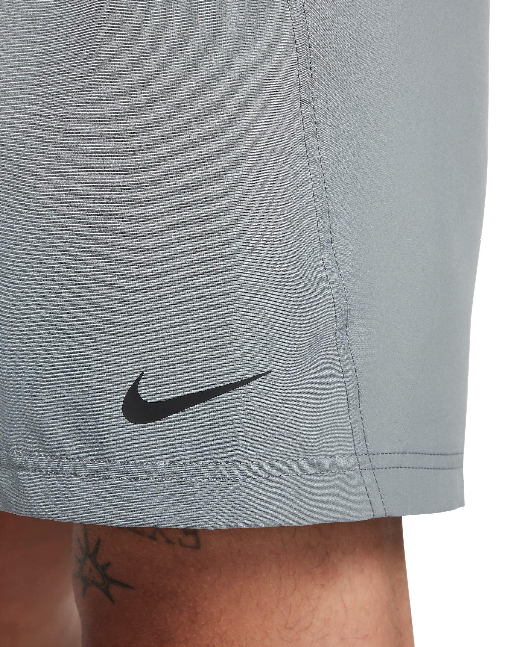 Nike Men's Dri-FIT Form 7" Unlined Versatile Shorts - GREY Thumbnail View 4