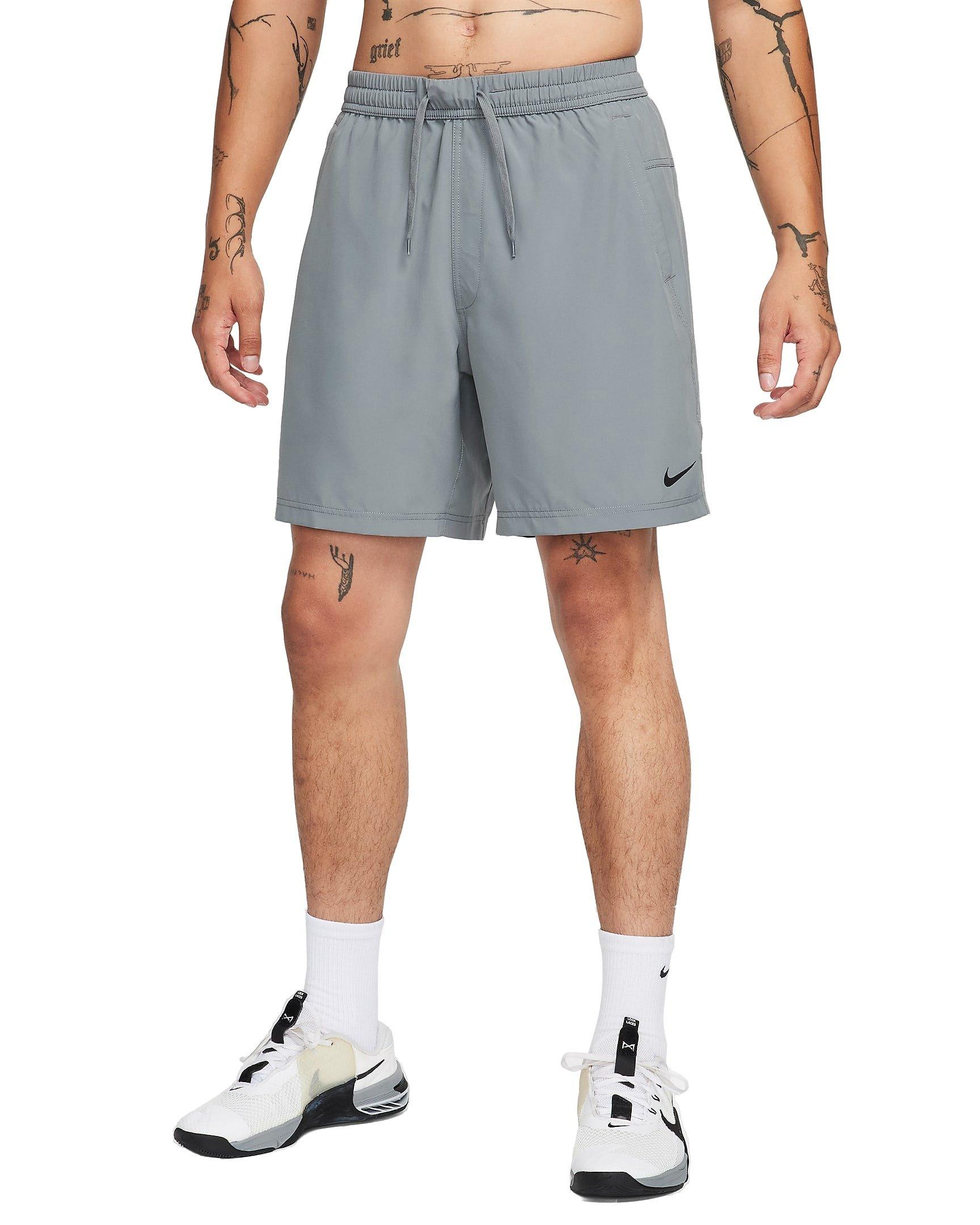 Nike Men's Dri-FIT Form 7" Unlined Versatile Shorts - GREY Thumbnail View 5