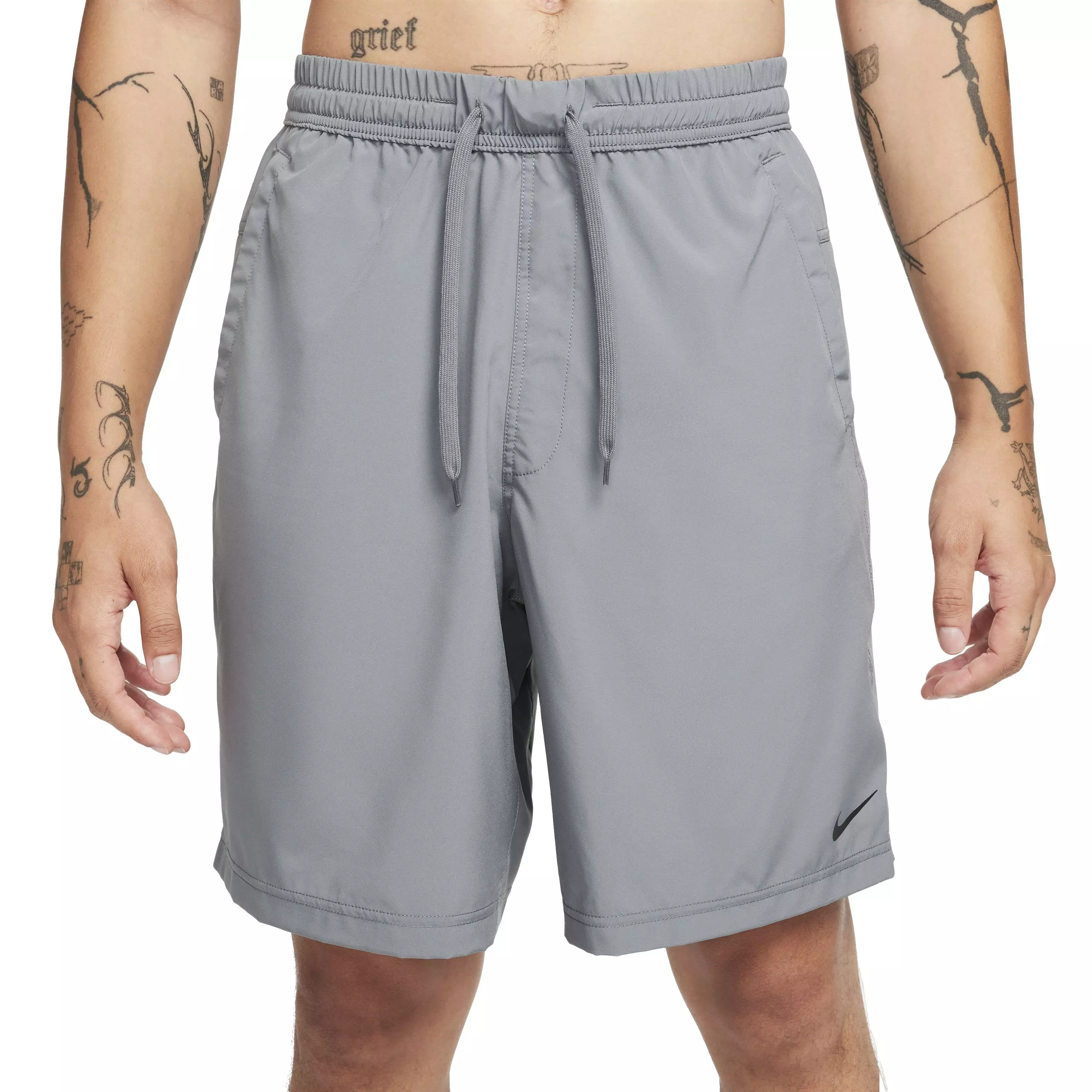 Nike Men's Dri-FIT Form 9" Unlined Versatile Shorts - GREY