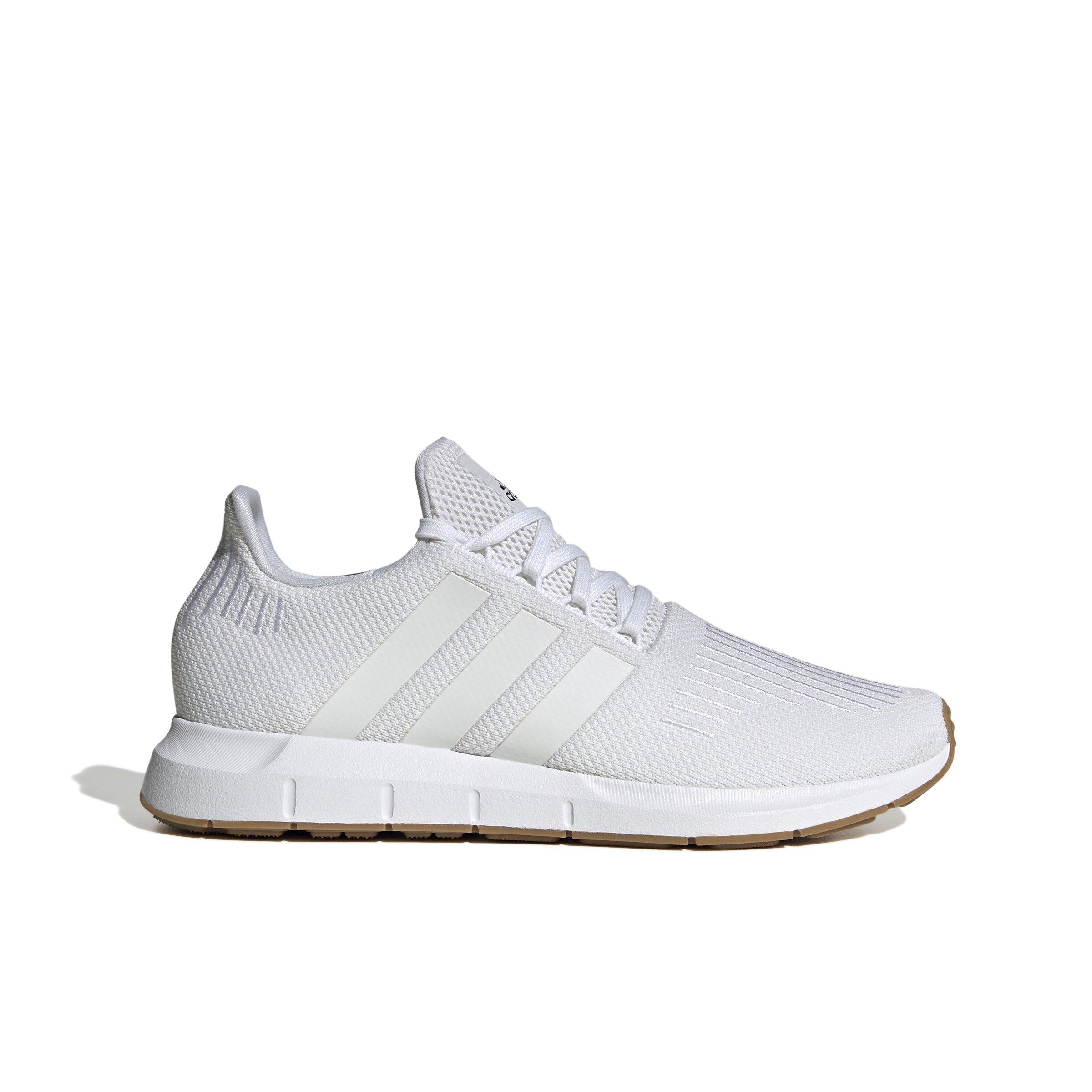 White and black adidas cheap swift run