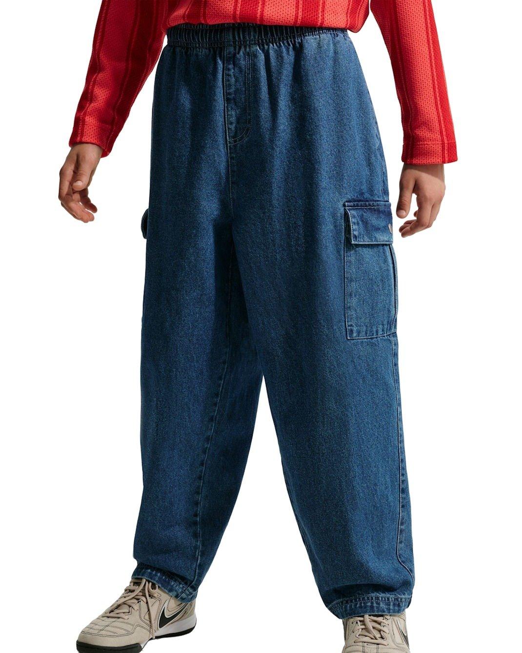 Nike Big Kids' Sportswear Collection Denim Cargo Pants - DENIM Thumbnail View 2