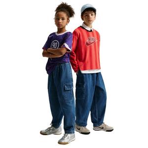 Nike Big Kids' Sportswear Collection Denim Cargo Pants