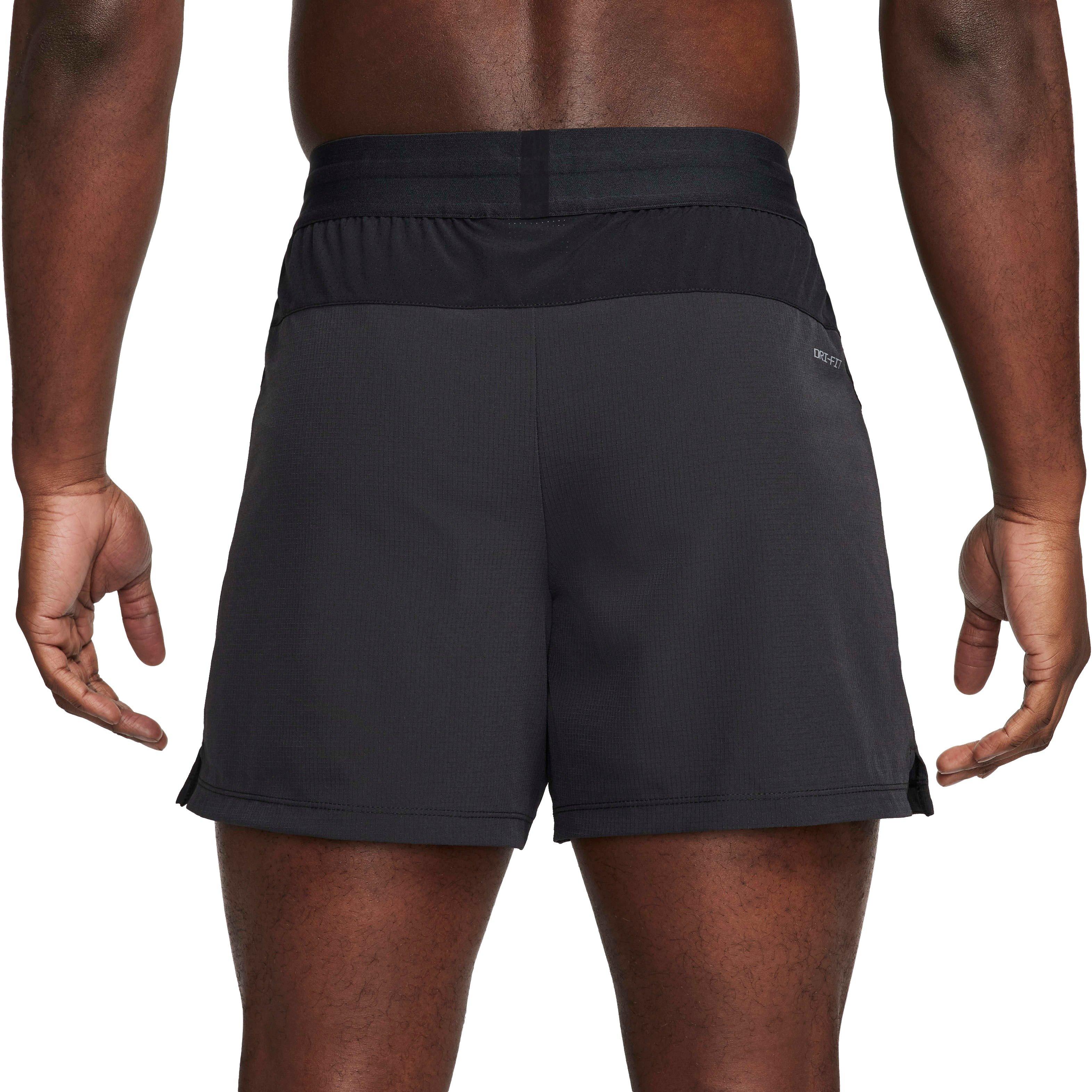 Nike Men's Dri-FIT Flex Rep 4.0 5" Unlined Fitness Shorts - BLACK Thumbnail View 2