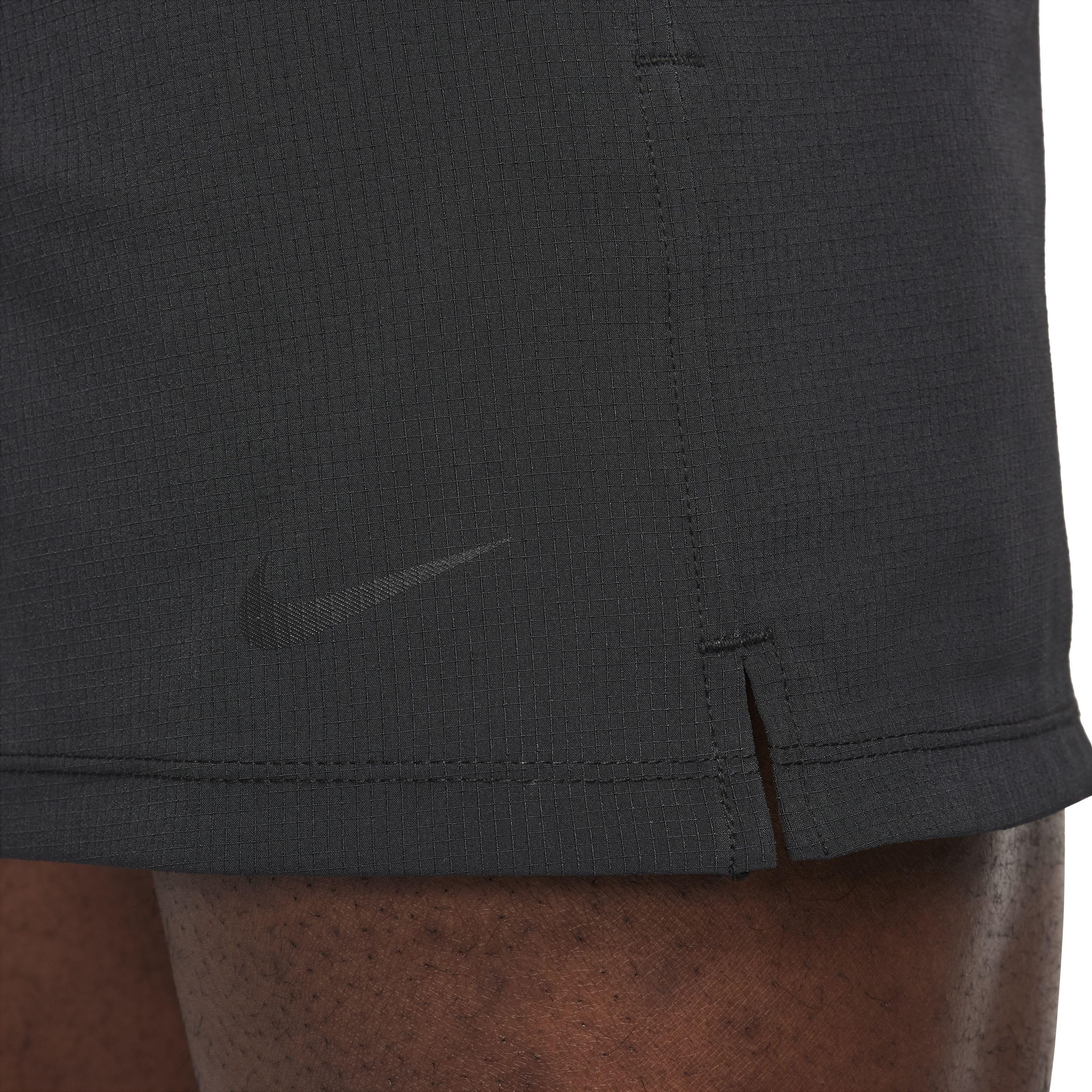 Nike Men's Dri-FIT Flex Rep 4.0 5" Unlined Fitness Shorts - BLACK Thumbnail View 7