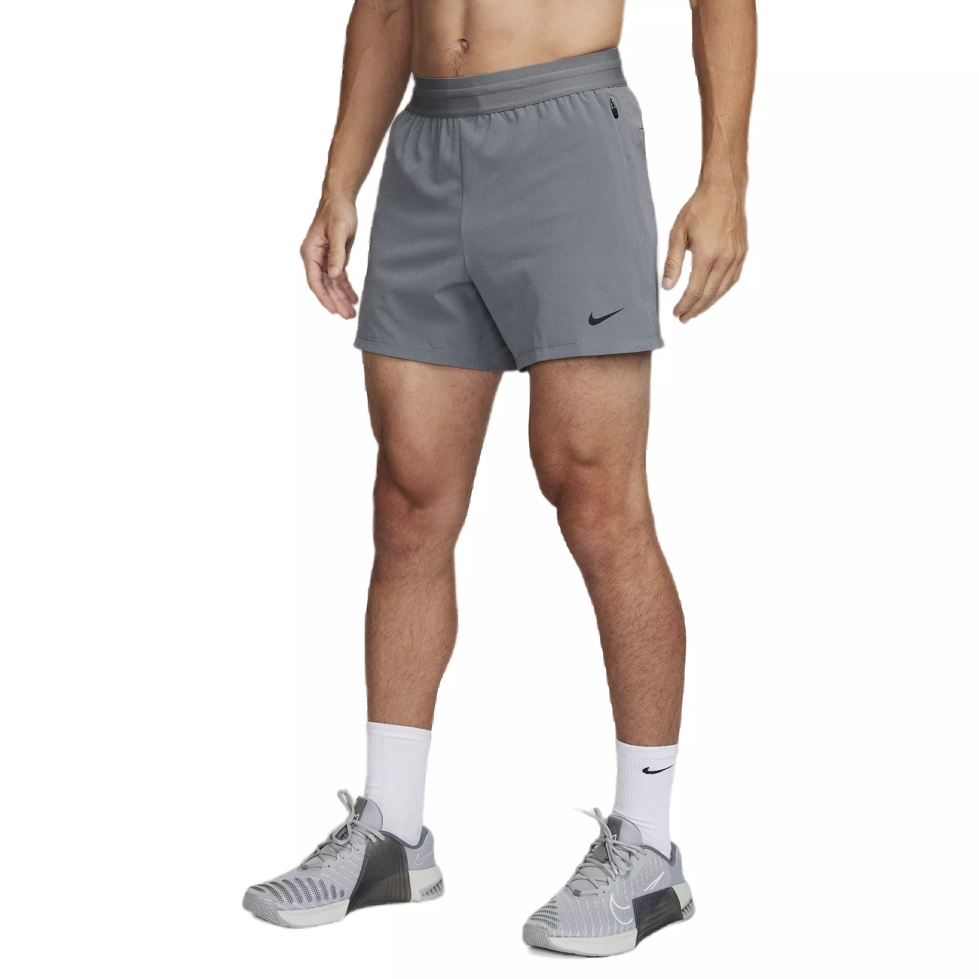 Nike Men's Dri-FIT Flex Rep 4.0 5" Unlined Fitness Shorts - GREY
