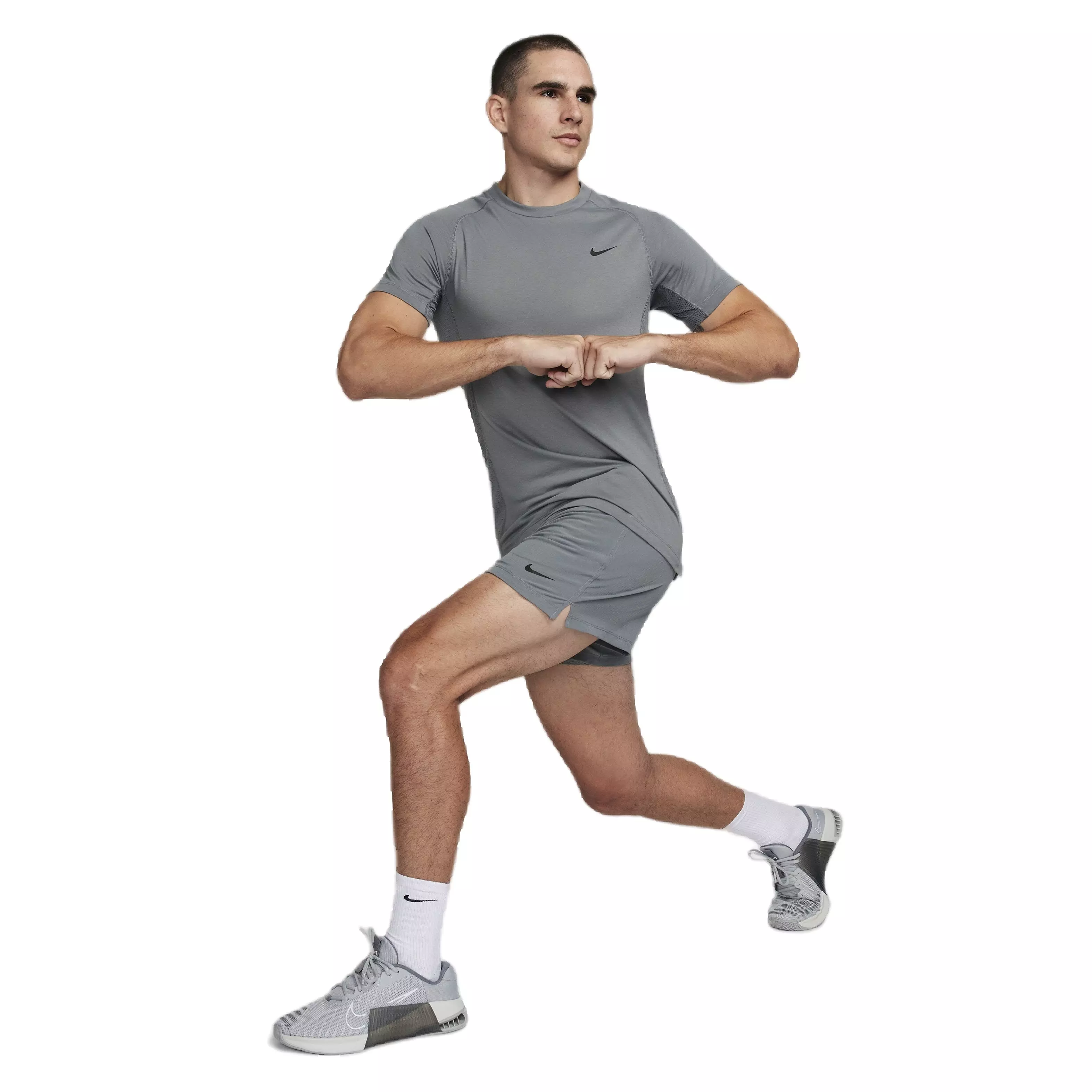 Nike Men's Dri-FIT Flex Rep 4.0 5" Unlined Fitness Shorts - GREY