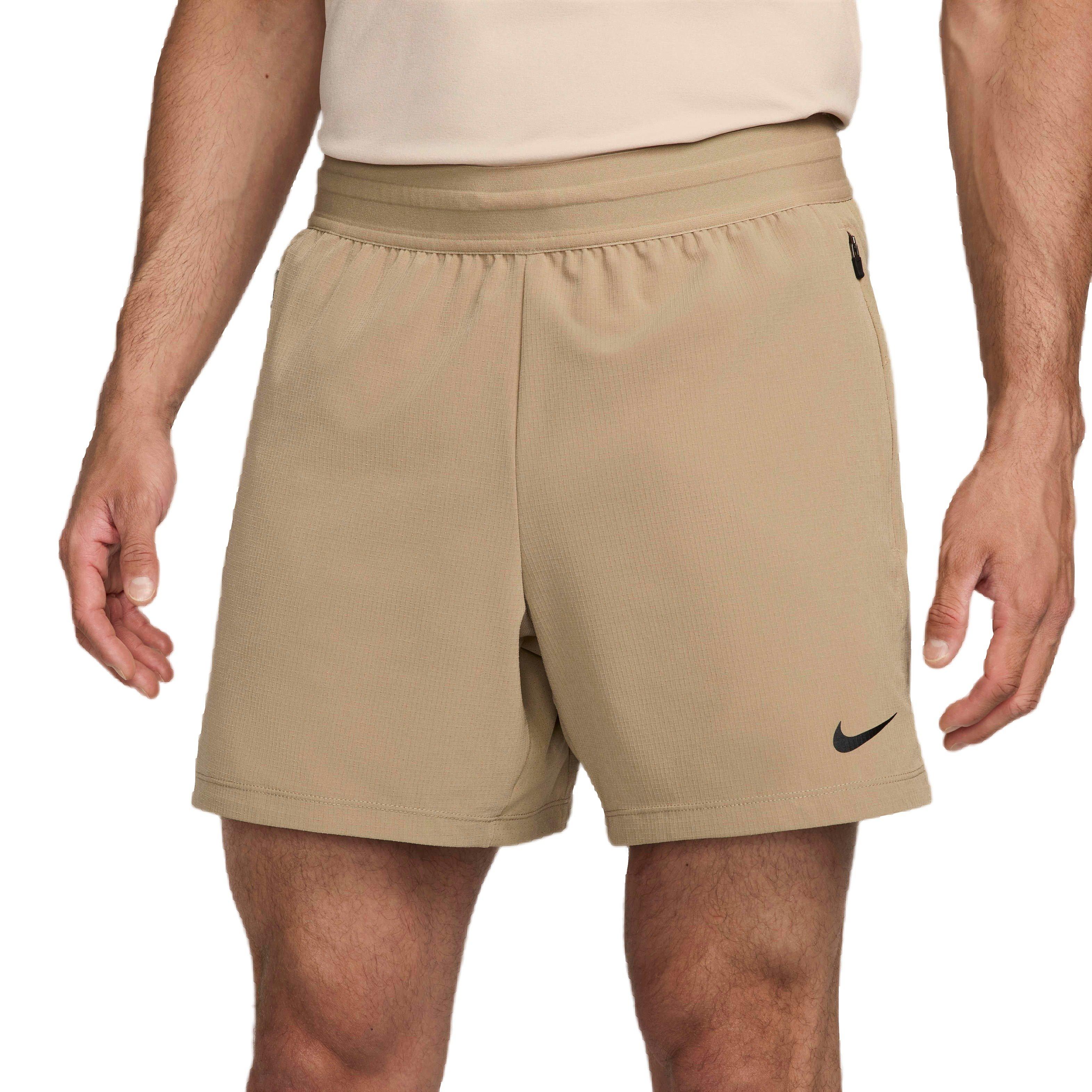 Nike Men's Dri-FIT Flex Rep 4.0 5" Unlined Fitness Shorts - BROWN Thumbnail View 1