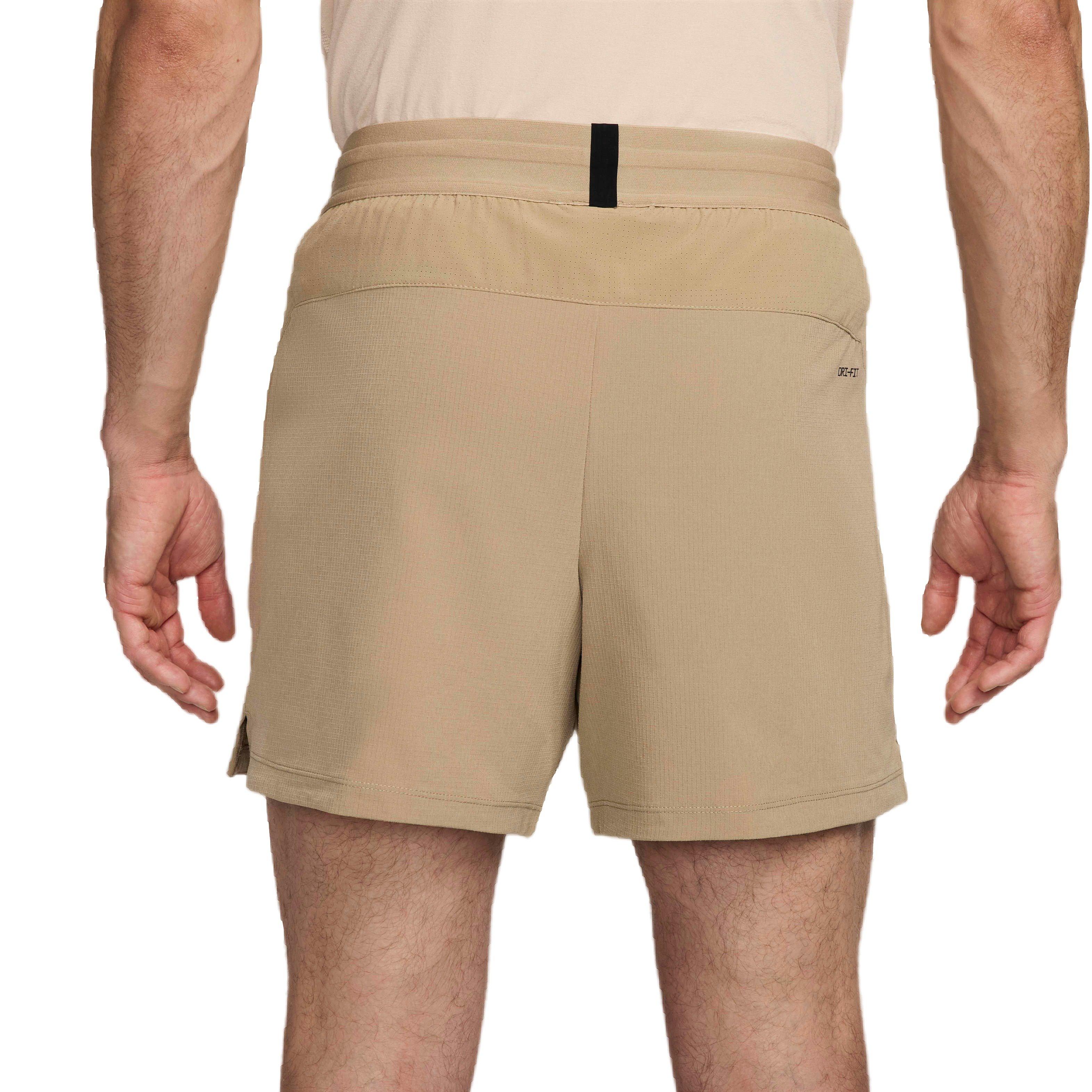 Nike Men's Dri-FIT Flex Rep 4.0 5" Unlined Fitness Shorts - BROWN Thumbnail View 2