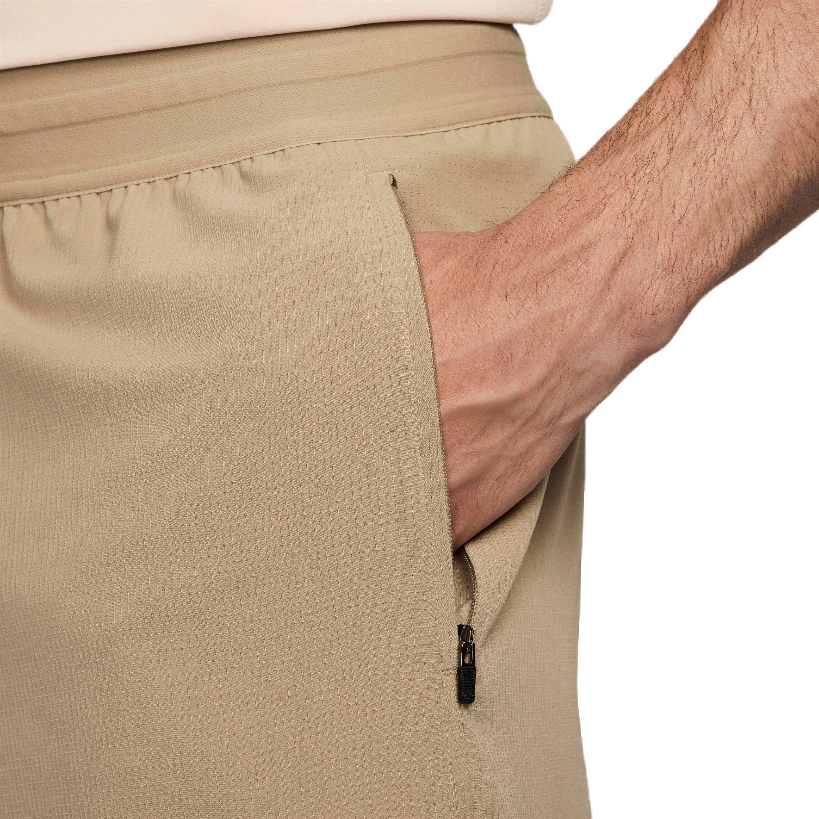 Nike Men's Dri-FIT Flex Rep 4.0 5" Unlined Fitness Shorts - BROWN Thumbnail View 5