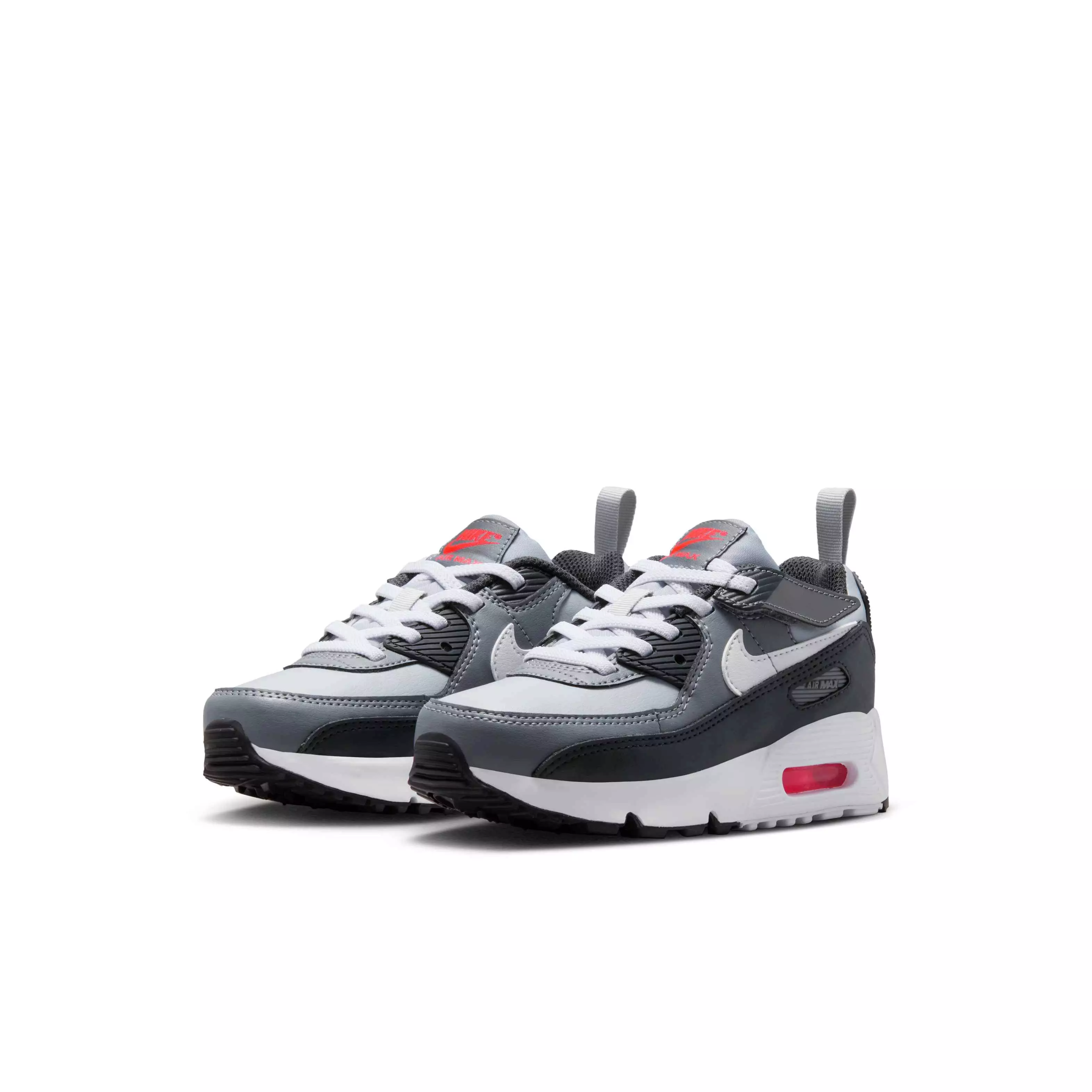 Nike Air Max 90 EasyOn "Wolf Grey/Cool Grey/Anthracite/White" Preschool Boys' Shoe - GREY/GREY/ANTHRACITE/WHITE