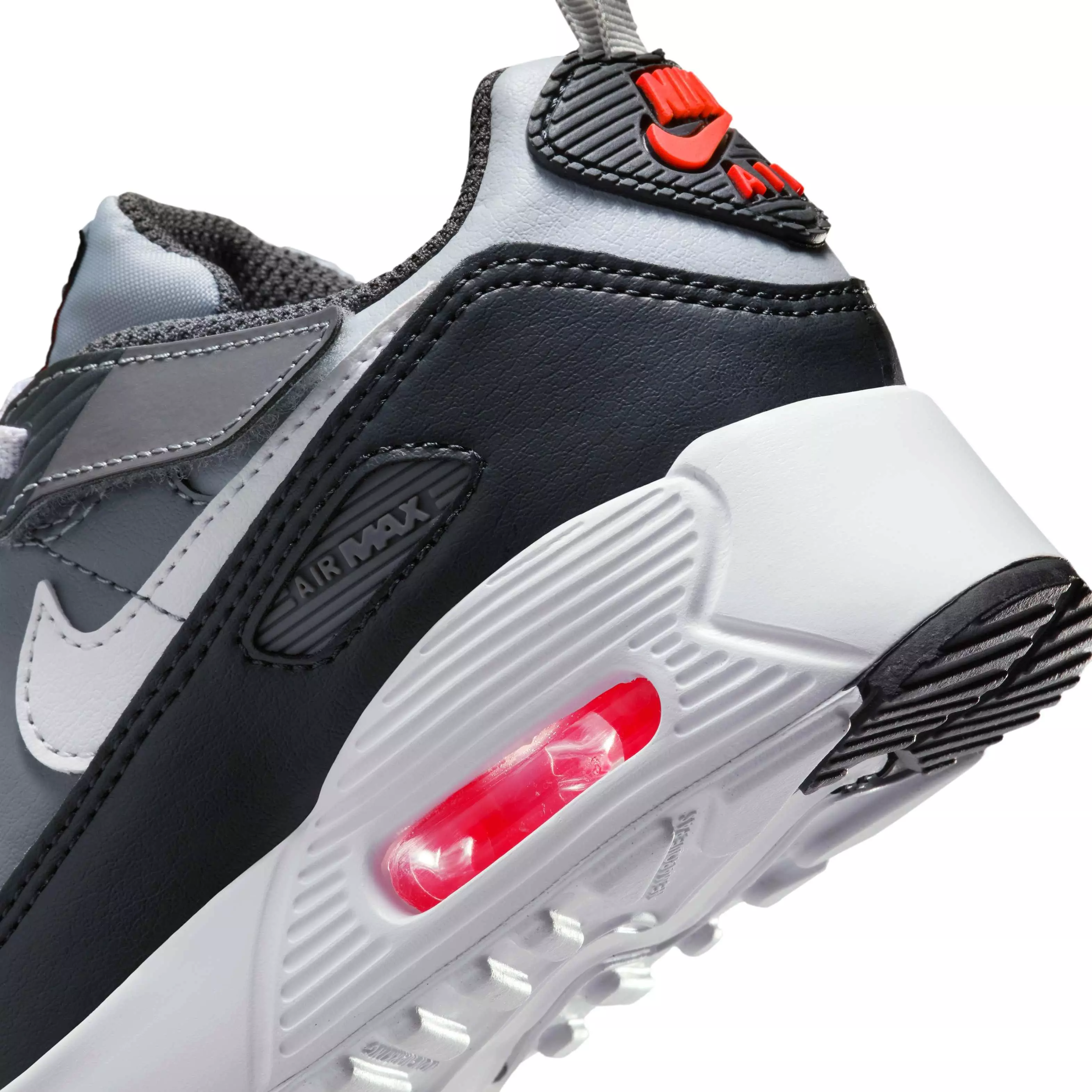 Nike Air Max 90 EasyOn "Wolf Grey/Cool Grey/Anthracite/White" Preschool Boys' Shoe - GREY/GREY/ANTHRACITE/WHITE