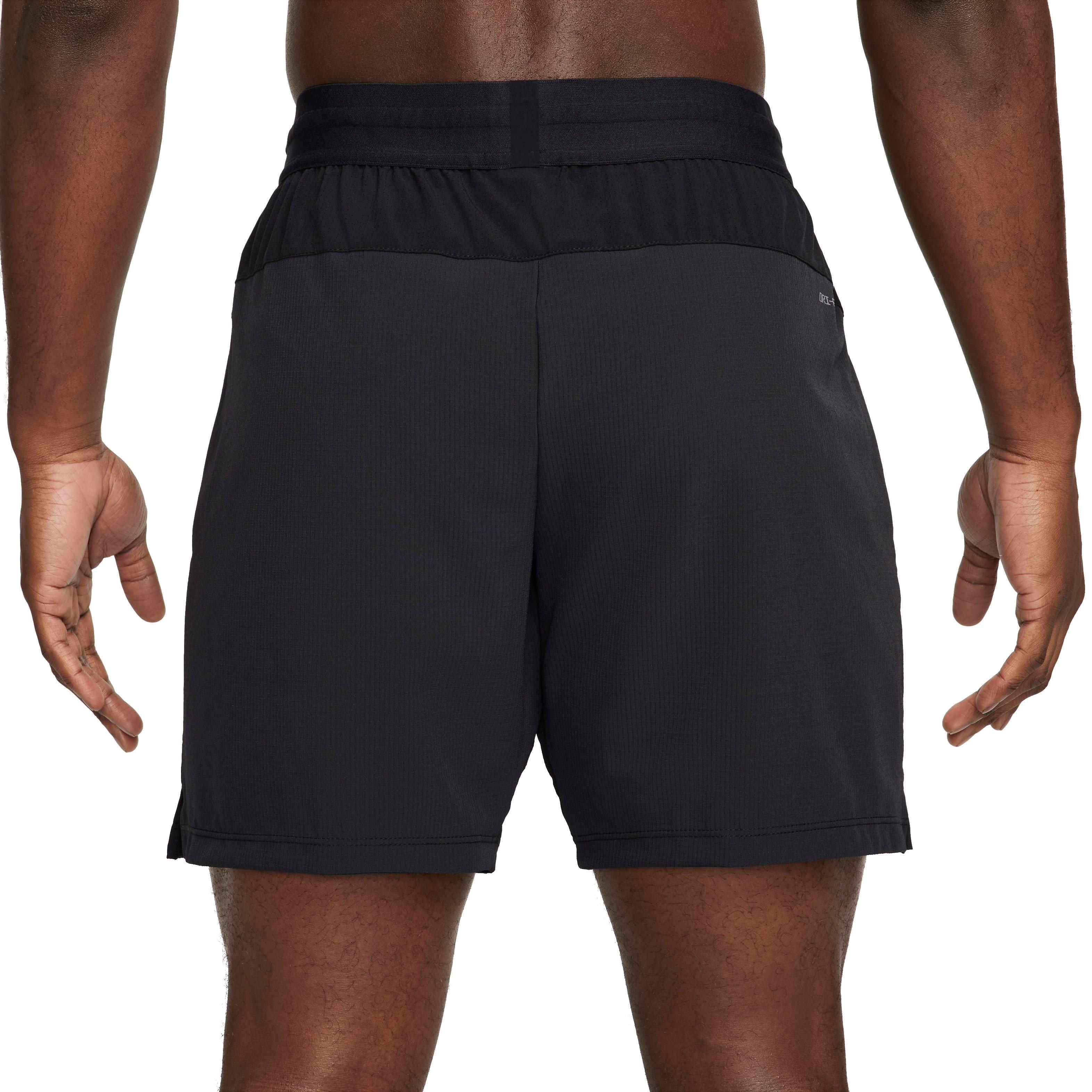 Nike Men's Dri-FIT Flex Rep 4.0 7" Unlined Fitness Shorts - BLACK Thumbnail View 2