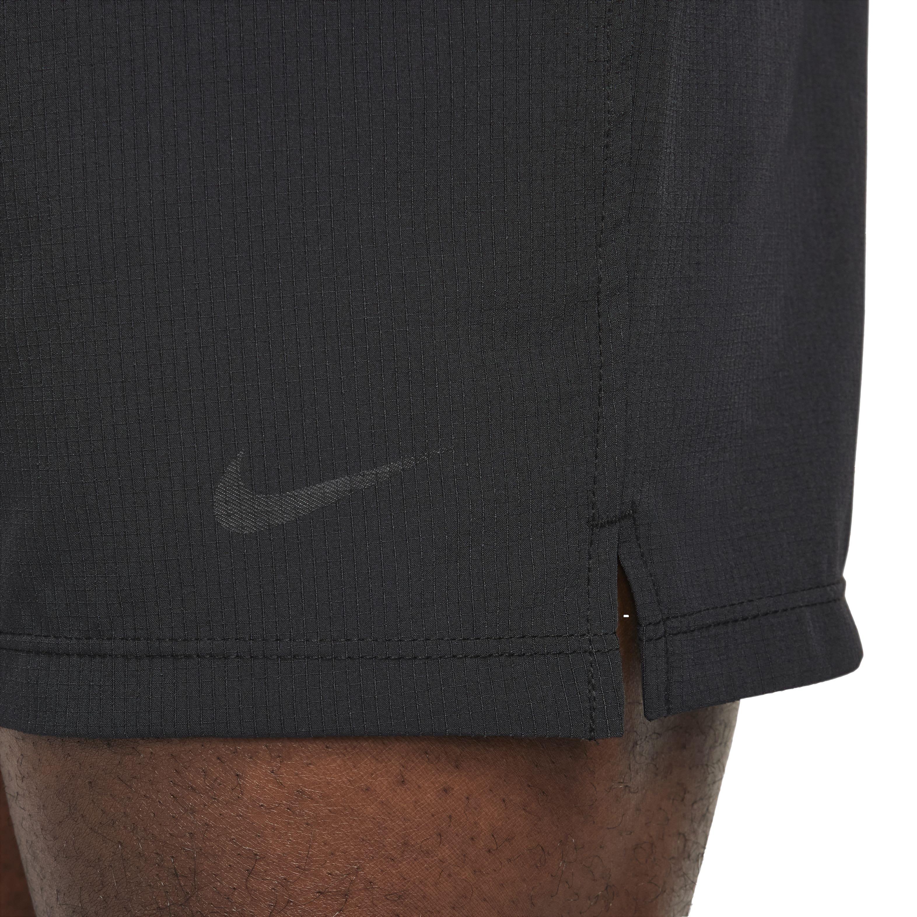 Nike Men's Dri-FIT Flex Rep 4.0 7" Unlined Fitness Shorts - BLACK Thumbnail View 7