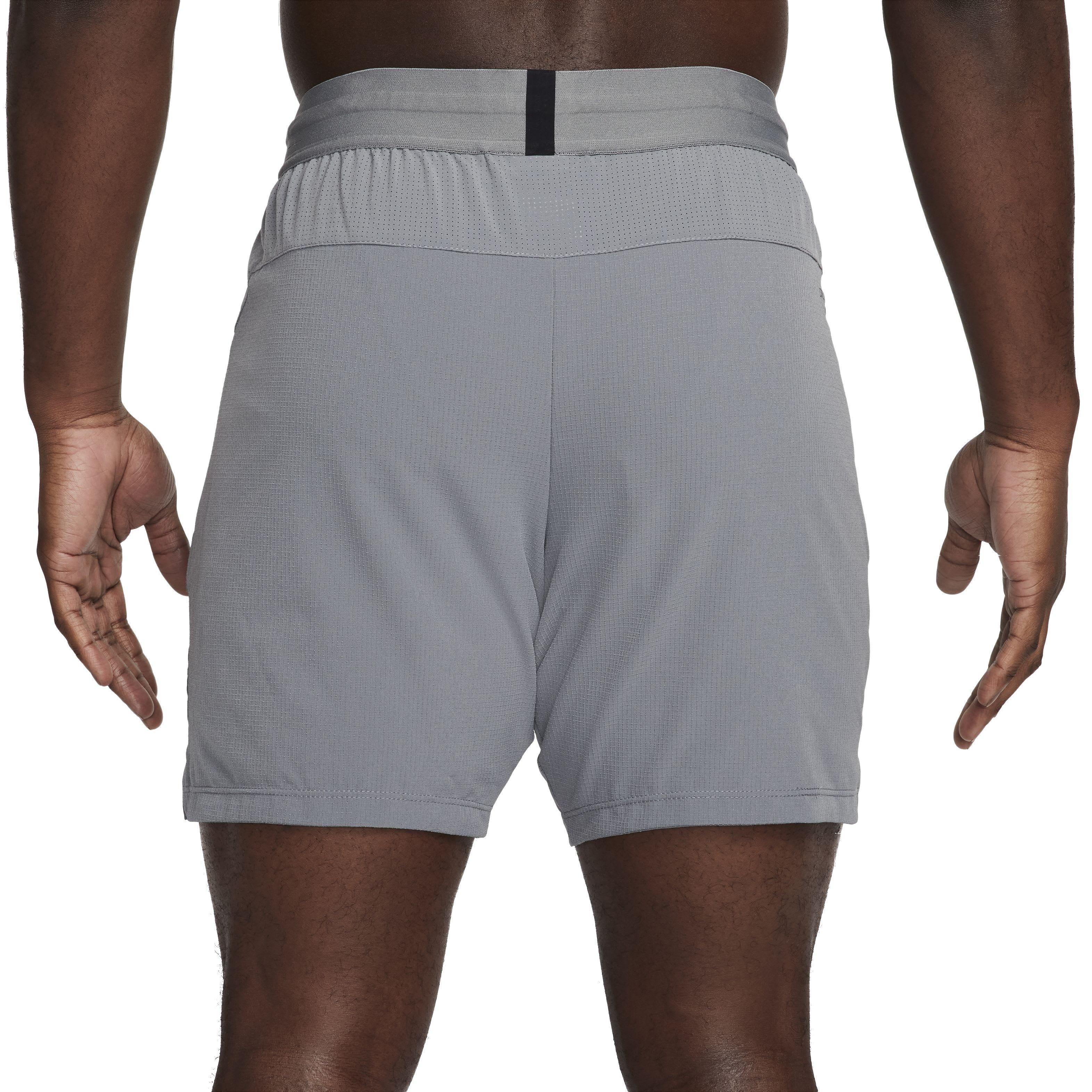 Nike Men's Dri-FIT Flex Rep 4.0 7" Unlined Fitness Shorts - GREY Thumbnail View 2