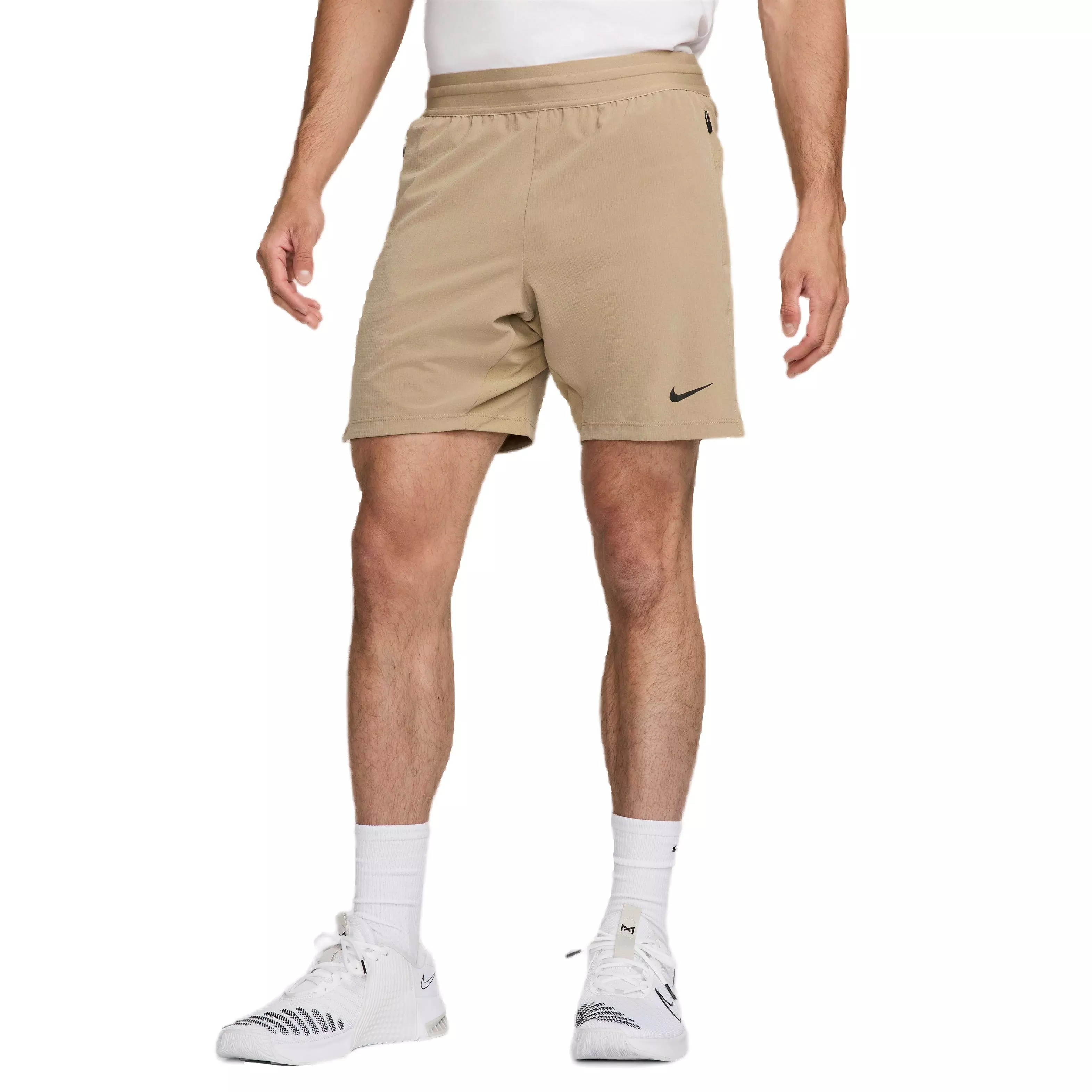 Nike Men's Dri-FIT Flex Rep 4.0 7" Unlined Fitness Shorts - BROWN